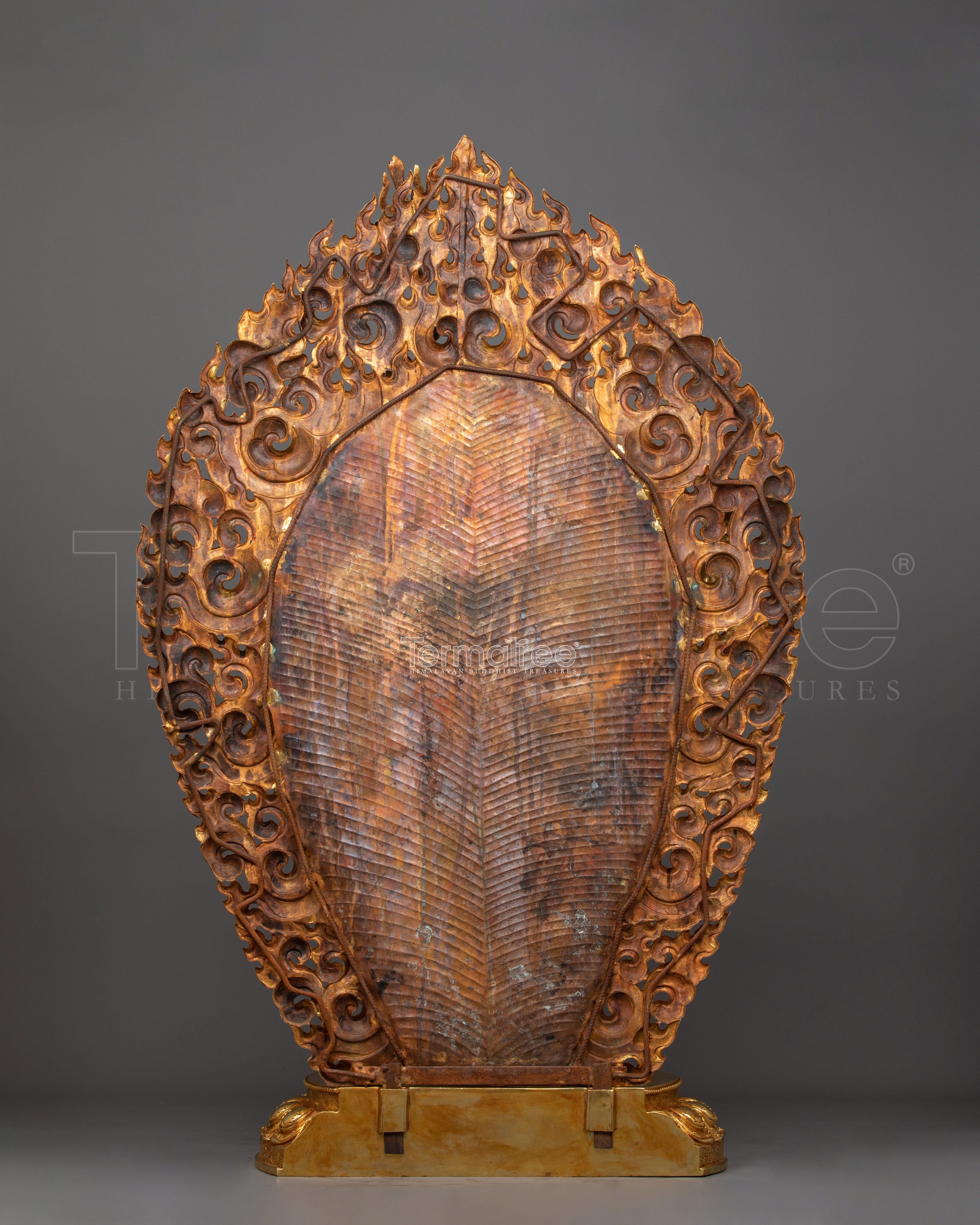 Handmade Golden Statue of Troma Nagmo  | Symbol of Power, and Spiritual Transformation