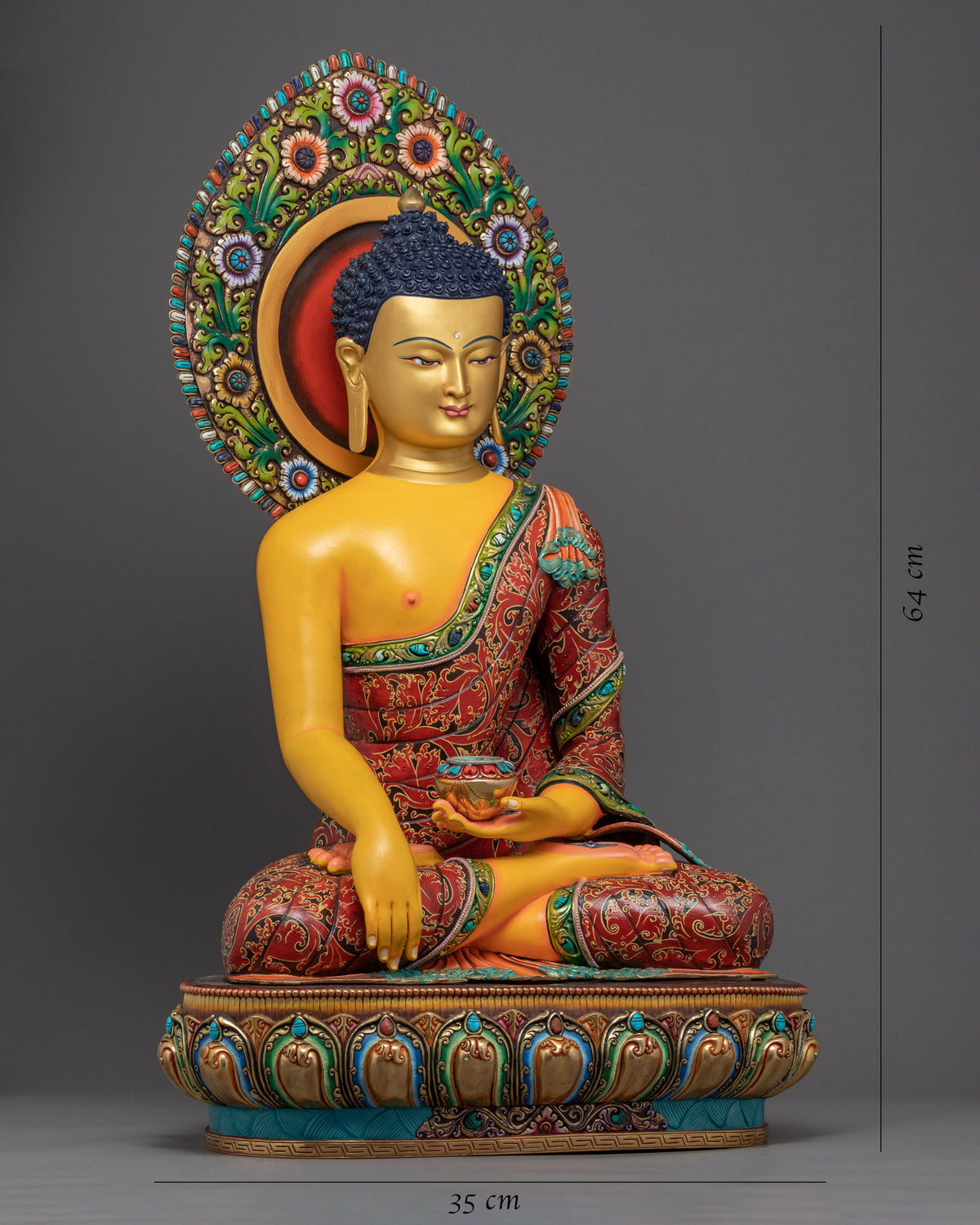 Buddha Gautama Siddhartha | Hand-Carved Buddhist Deity Statue