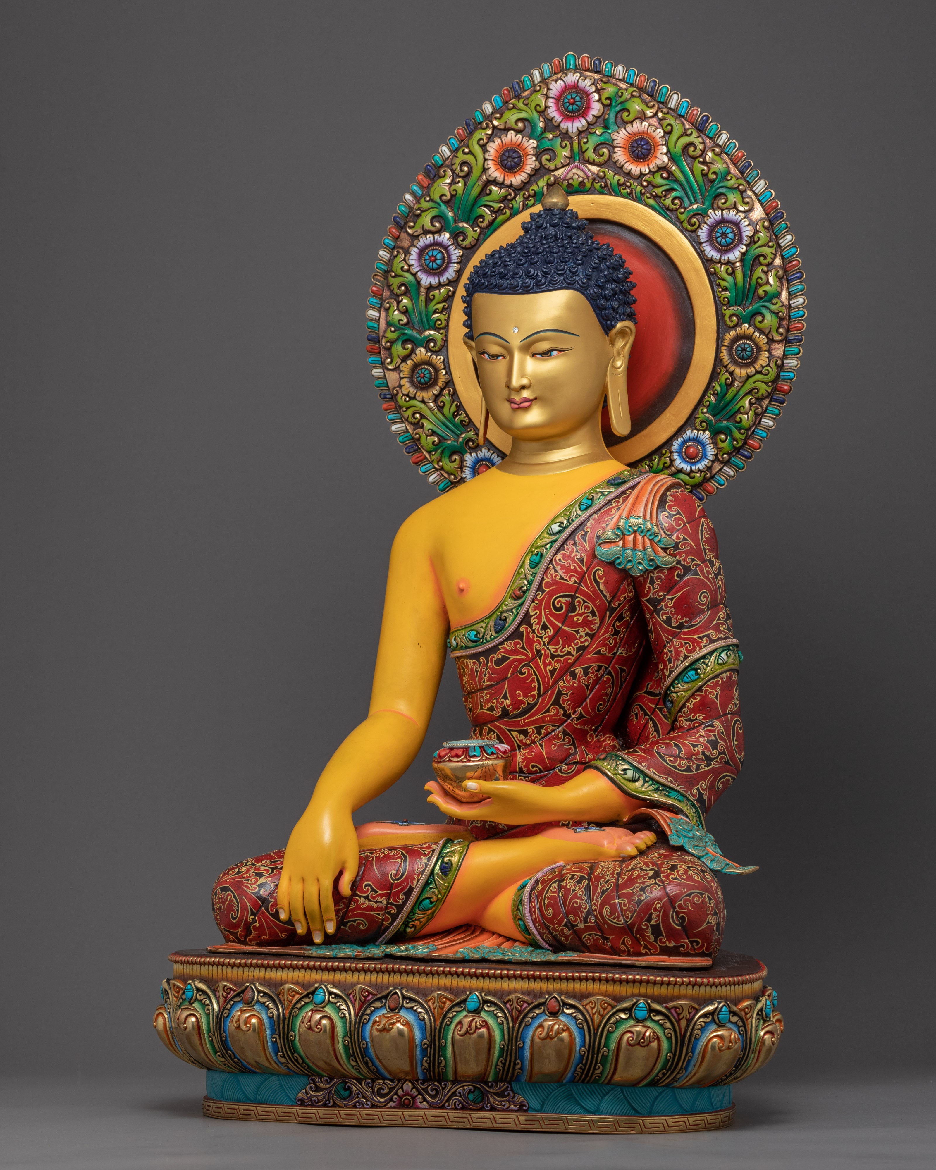 Buddha Gautama Siddhartha | Hand-Carved Buddhist Deity Statue