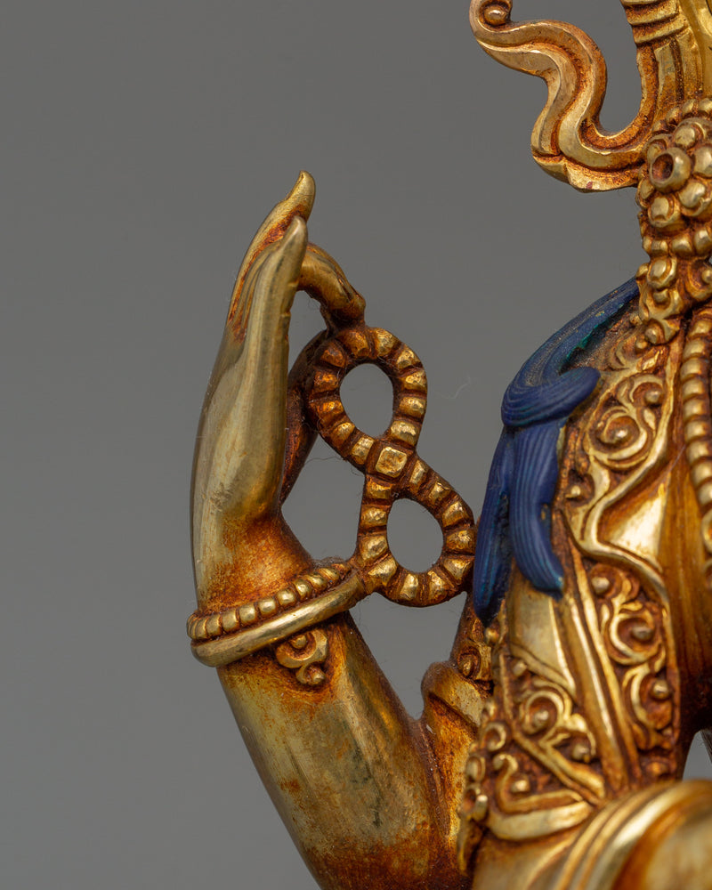 Bodhisattva Four Armed Avalokiteshvara Sculpture | Chenrezig 9.1 Inch Statue