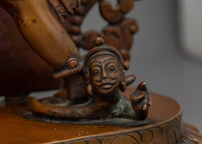 Handmade Panchamukhi Sculpture | Five-Faced Protector Deity of Strength and Protection