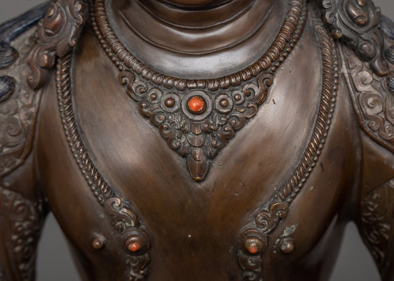 Buddhist Amitayus Deity of Longevity Figurine | Ideal for Meditation and Ritual Spaces