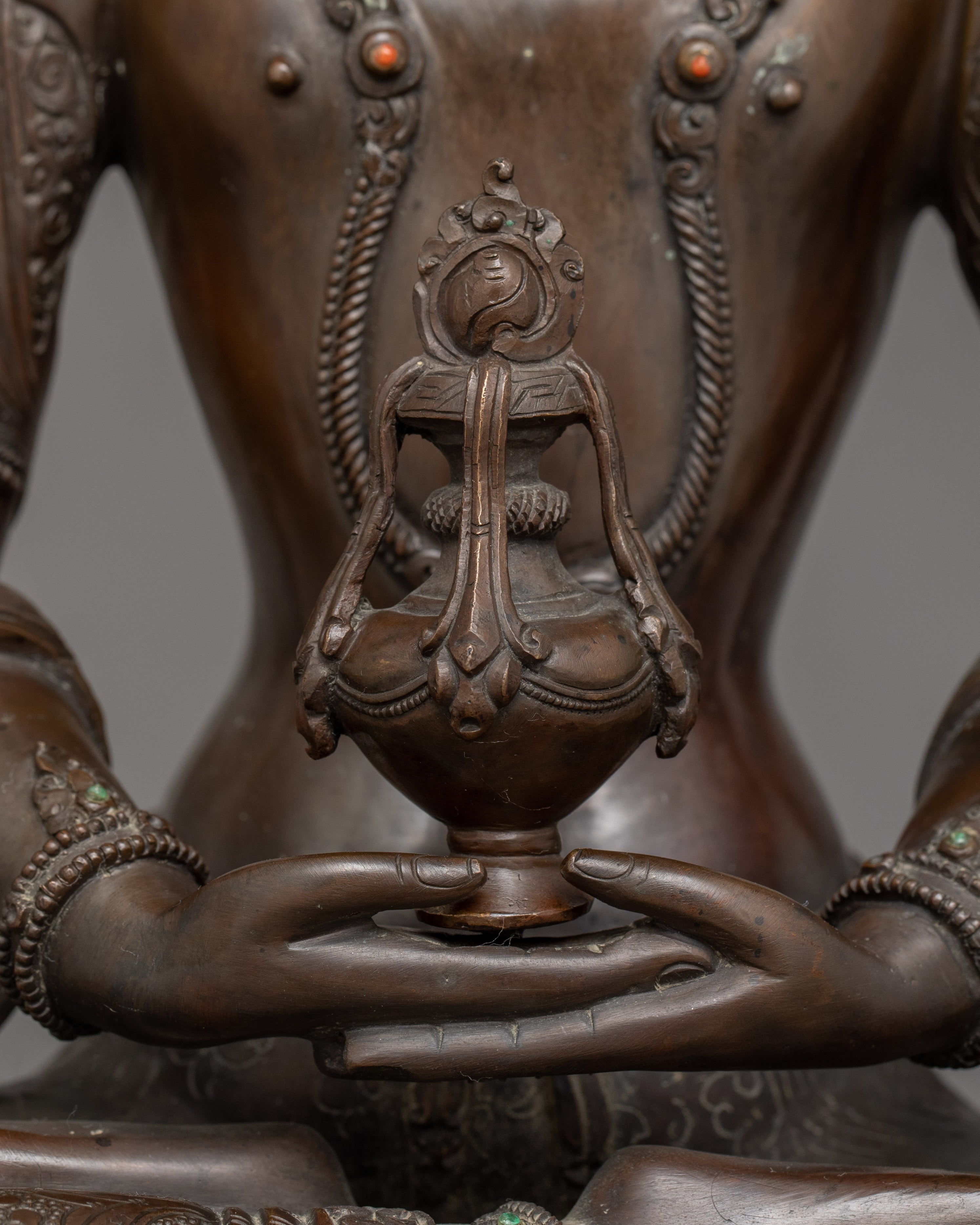 Buddhist Amitayus Deity of Longevity Figurine | Ideal for Meditation and Ritual Spaces