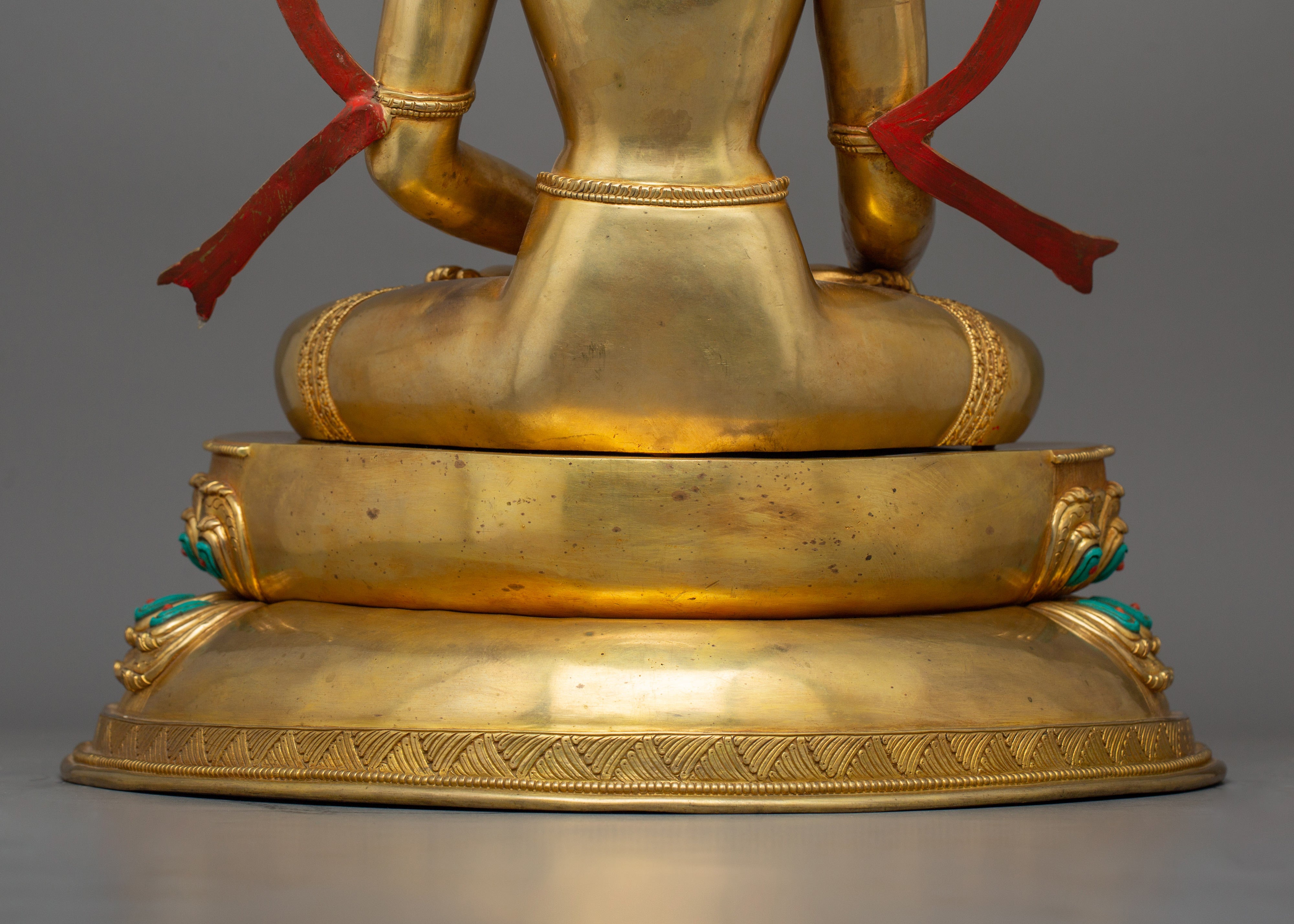 Handcrafted Crown Shakyamuni Buddha Statue | The Path to Enlightenment
