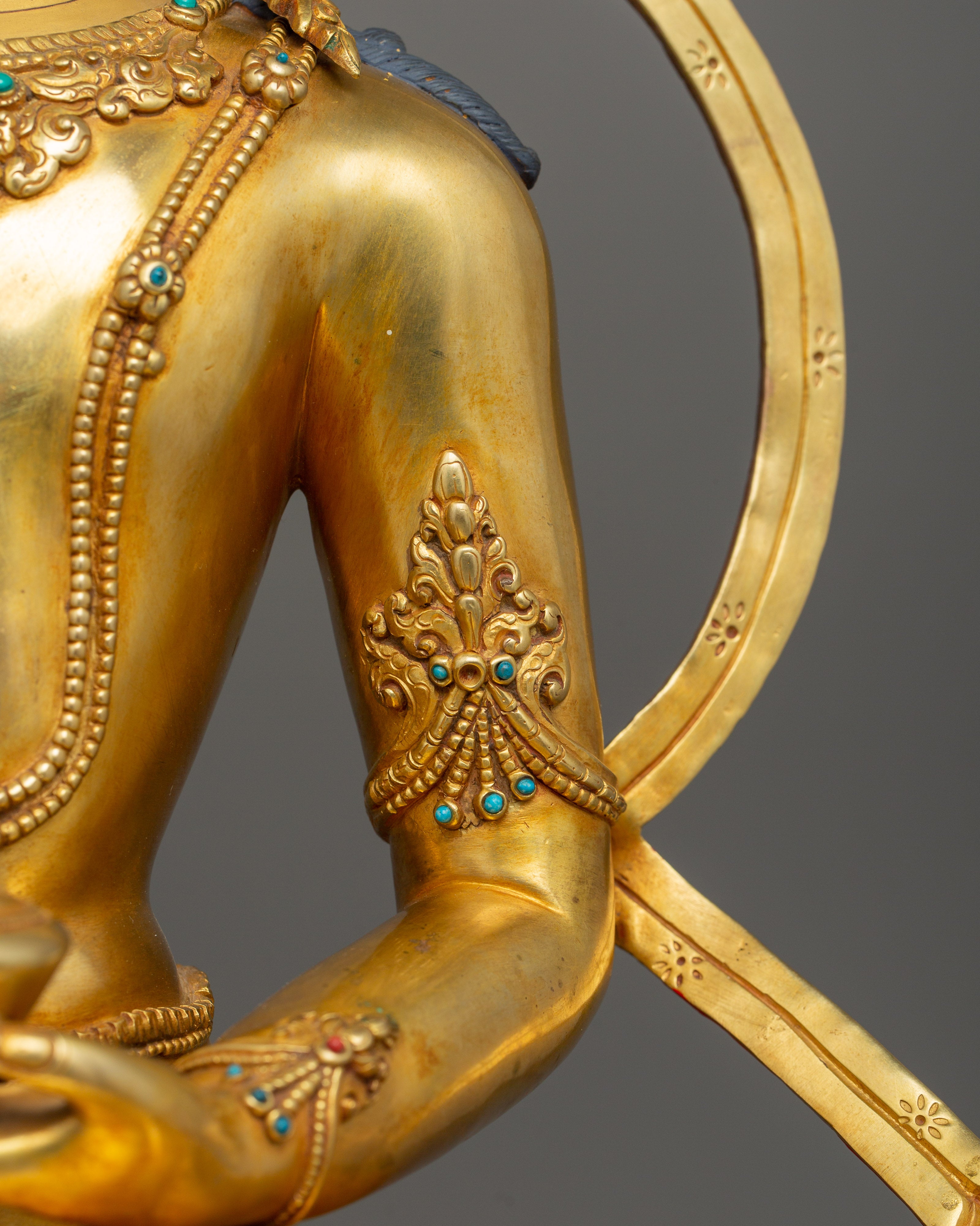 Handcrafted Crown Shakyamuni Buddha Statue | The Path to Enlightenment