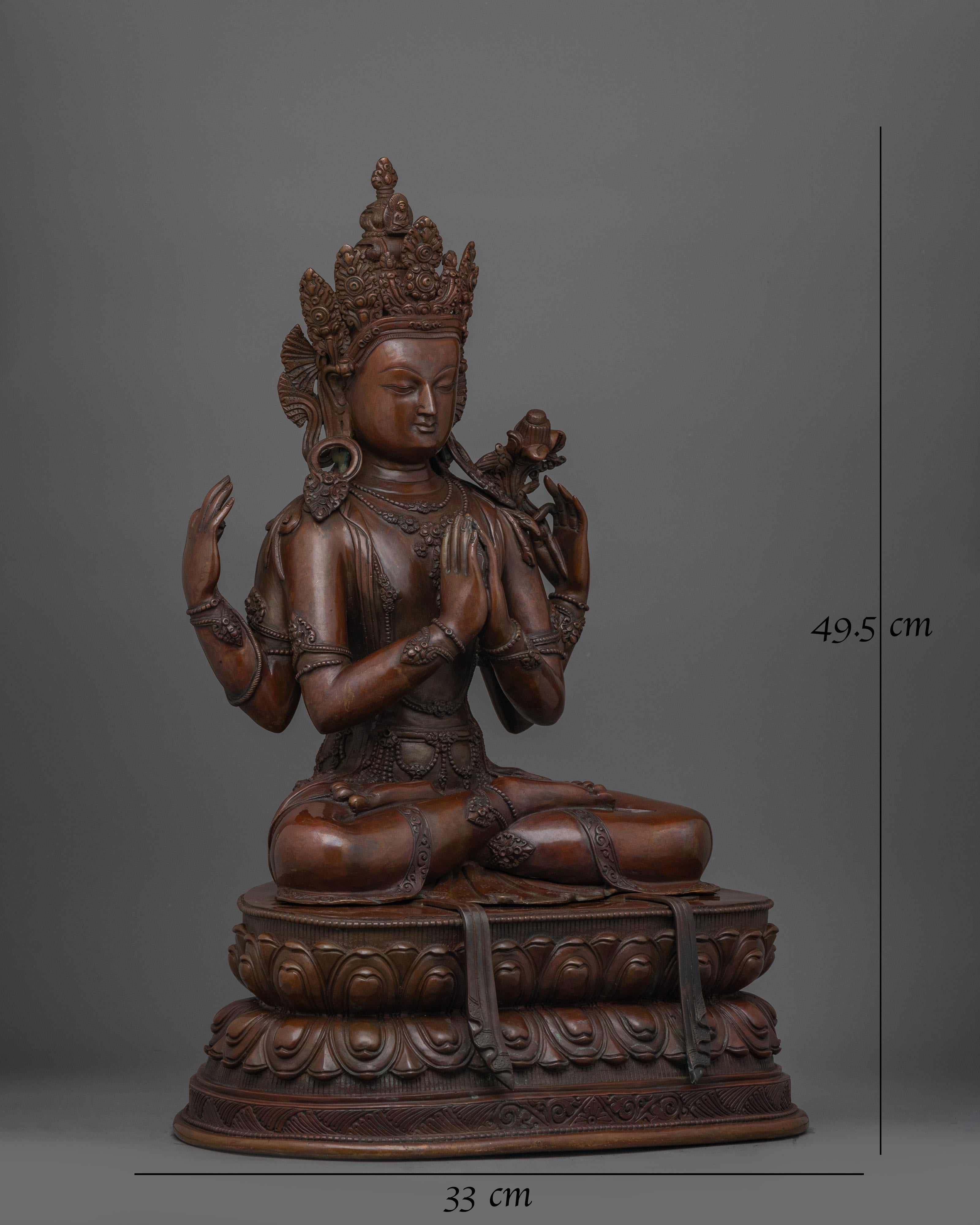 4-armed-chenrezig-buddha