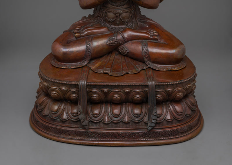 Himalayan 4-Armed Chenrezig Sculpture | Bodhisattva of Compassion and Healing