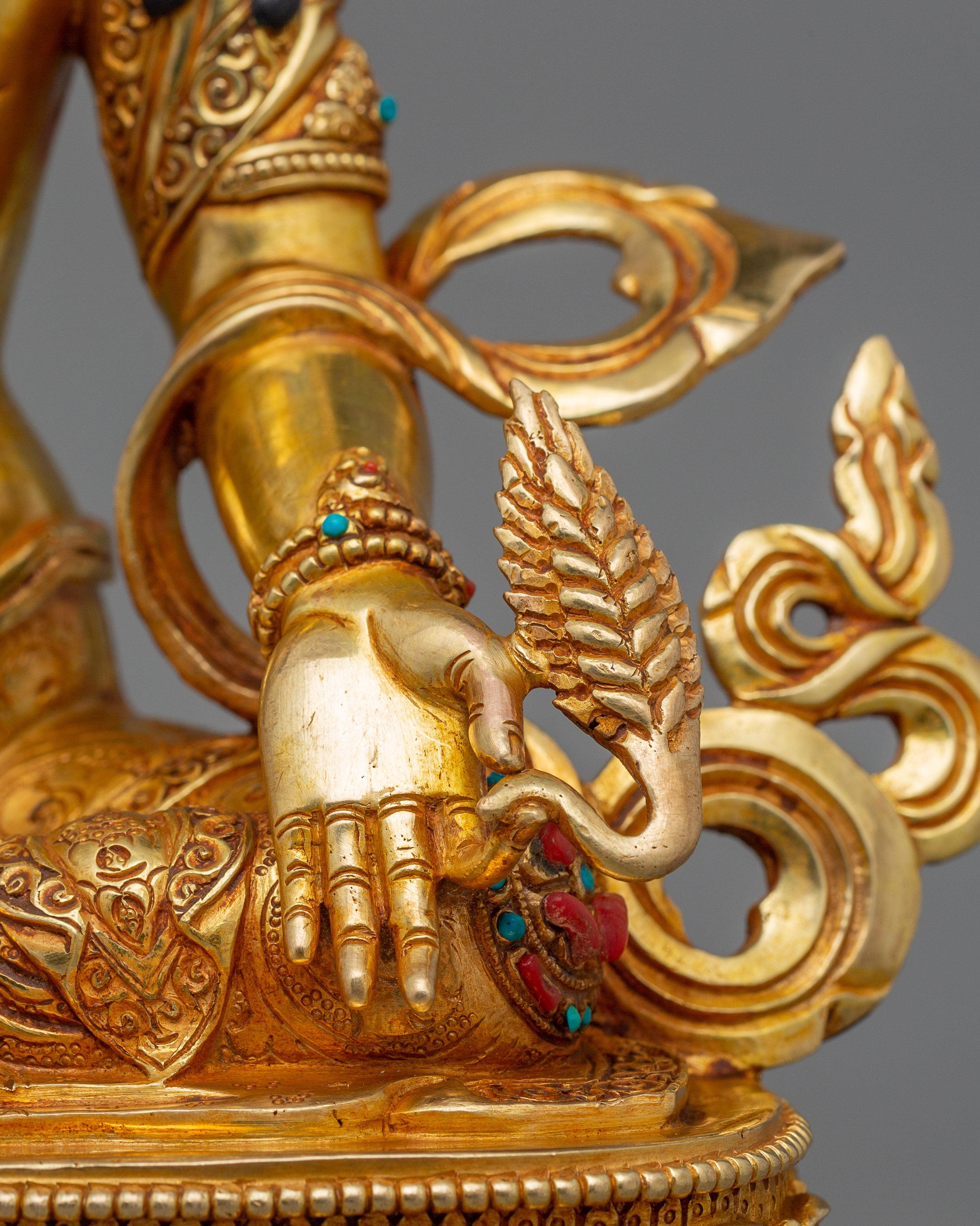 Himalayan Figurine of Kshitigarbha | The Bodhisattva of Boundless Compassion