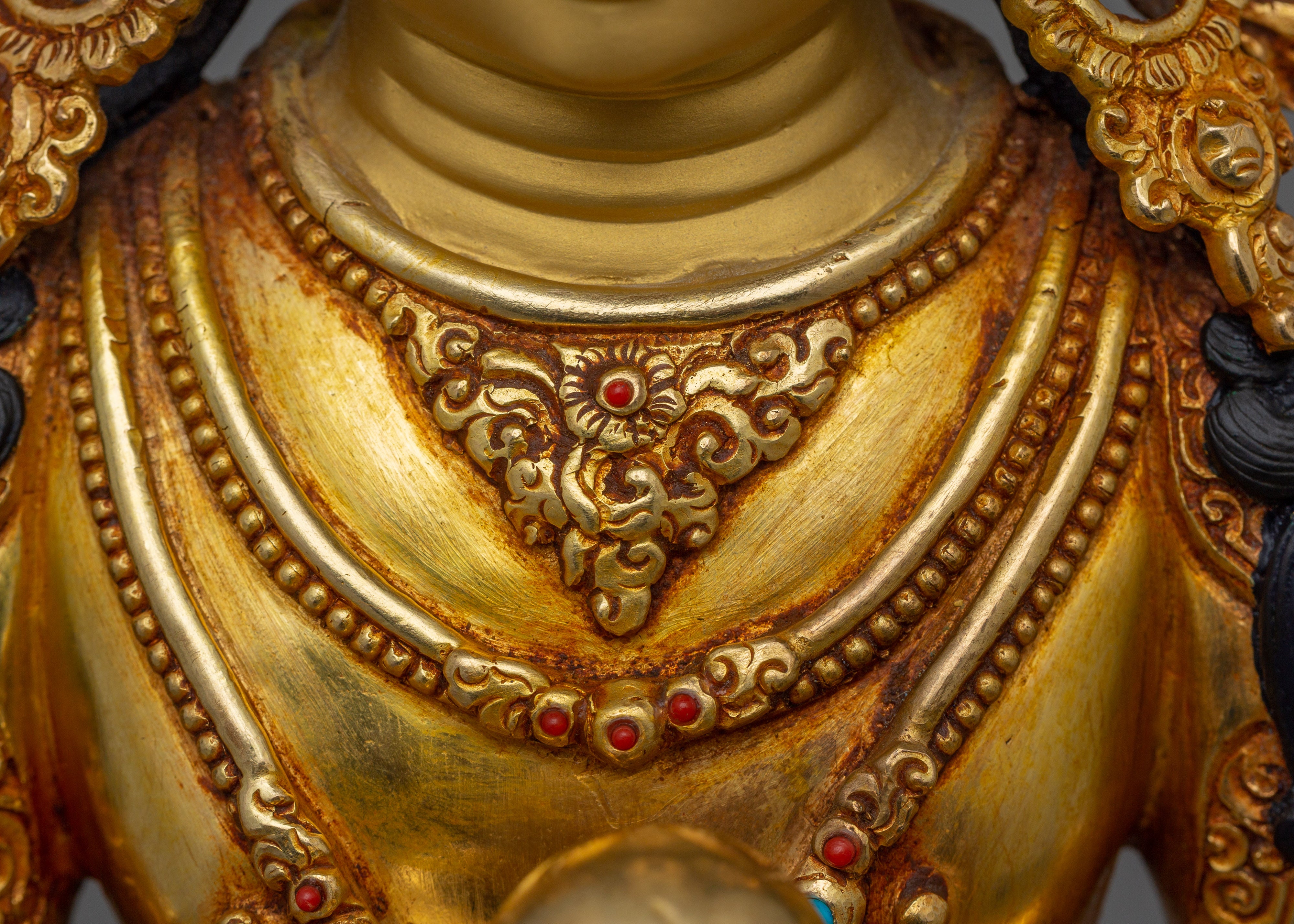 Himalayan Figurine of Kshitigarbha | The Bodhisattva of Boundless Compassion