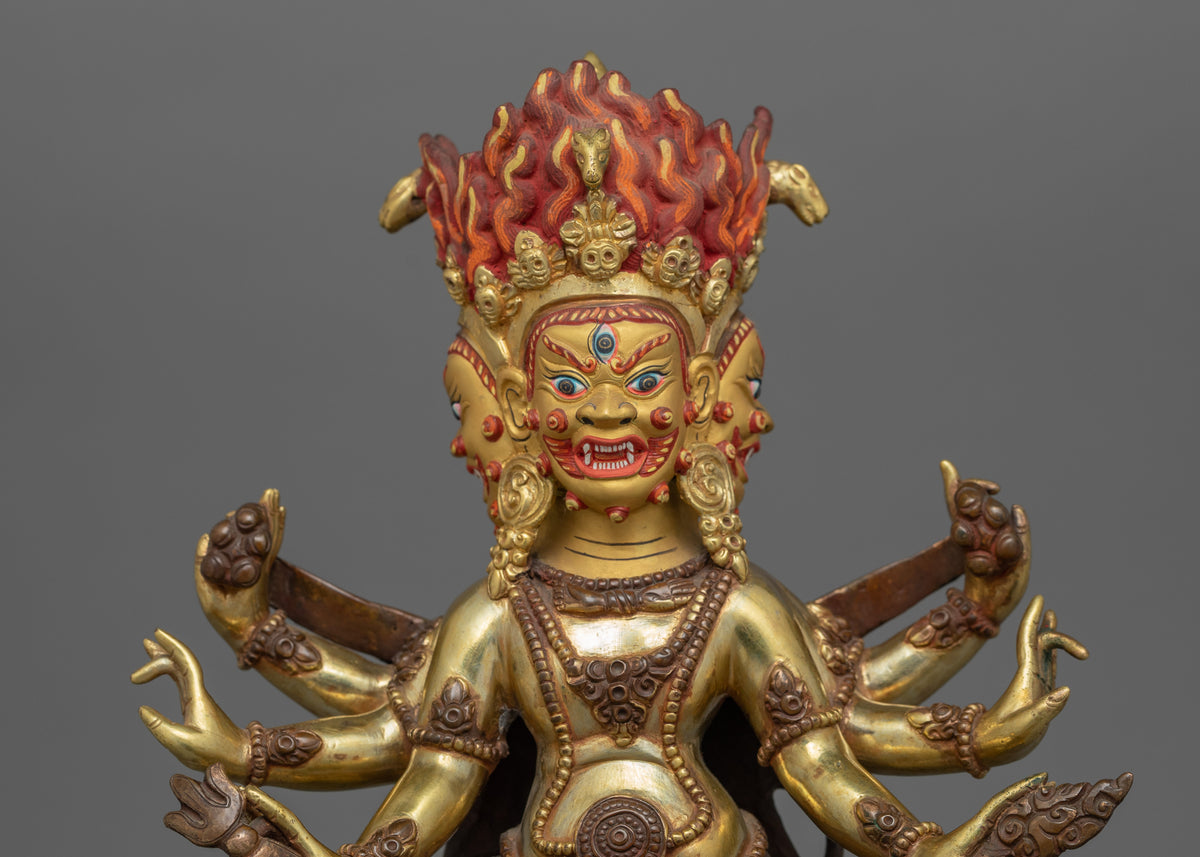 Handmade Dharmapala Statue | Protector of Dharma