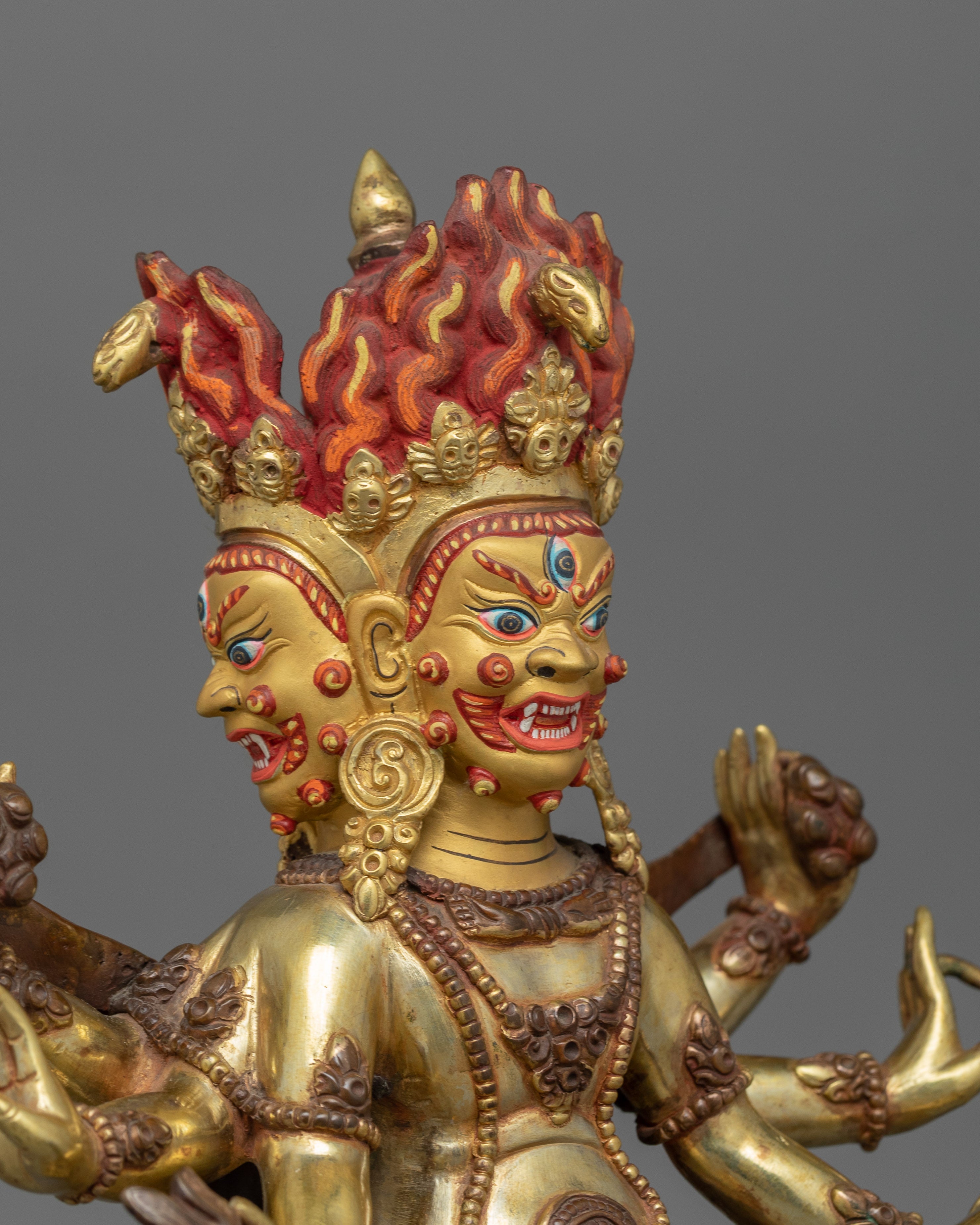 Handmade Dharmapala Statue | Protector of Dharma
