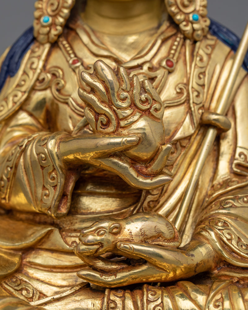24K Gold Gilded Guru Norla Statue  | Symbol of Wisdom