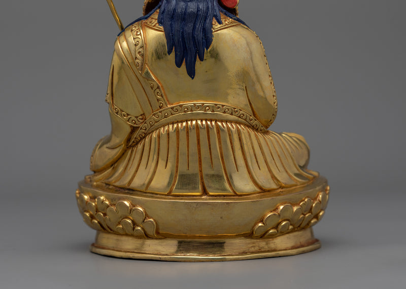 24K Gold Gilded Guru Norla Statue  | Symbol of Wisdom
