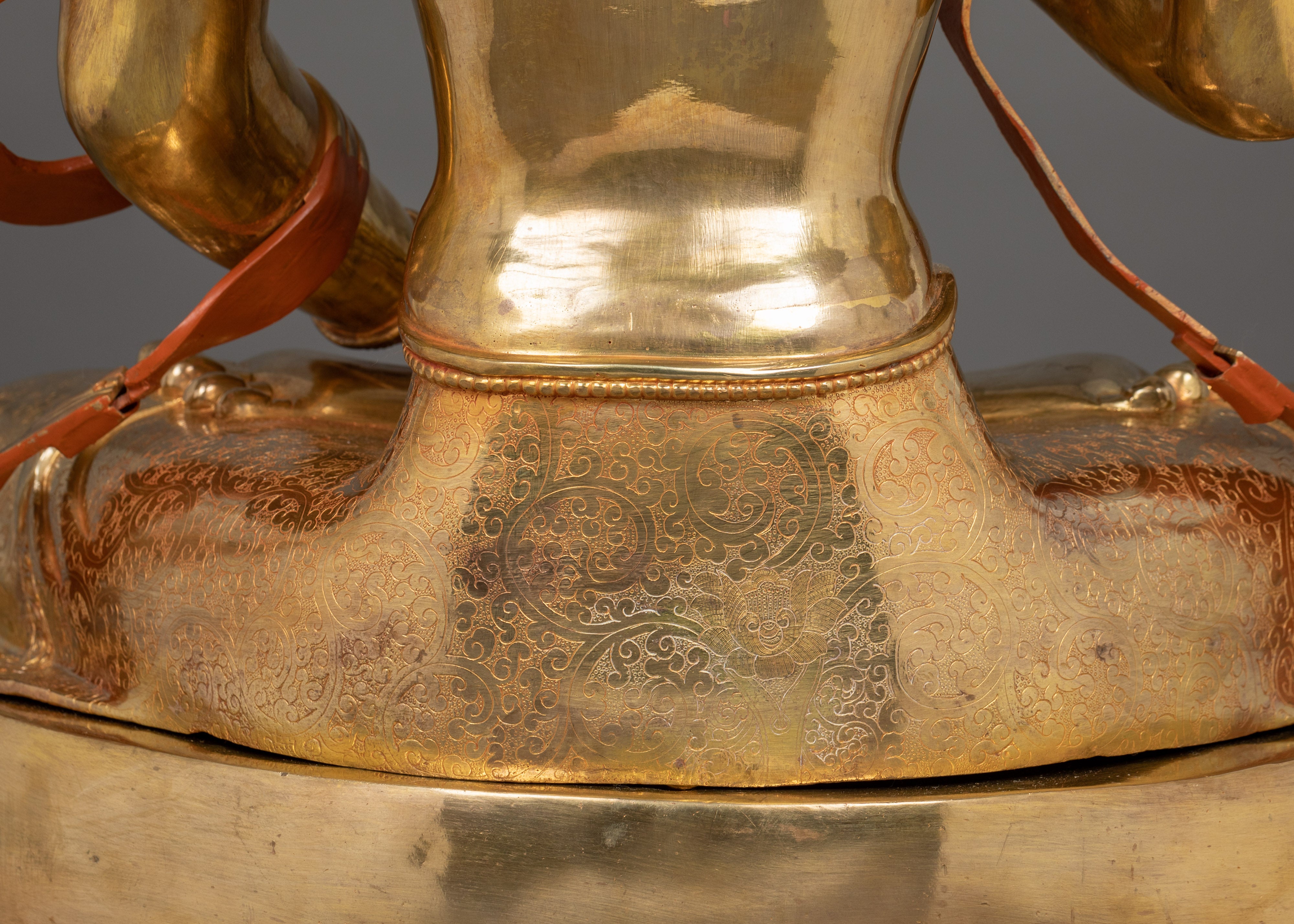 39 Inch Vajrasattva Statue | 24K Gold-Gilded Deity of Purification