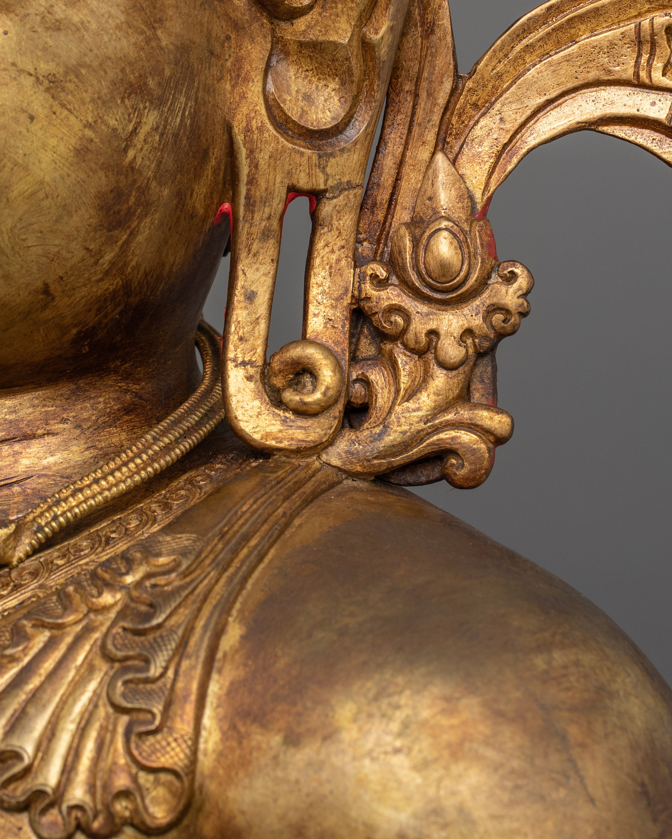 Sacred Buddha Shakyamuni with Crown Statue | Buddha of Wisdom, Spiritual Guidance