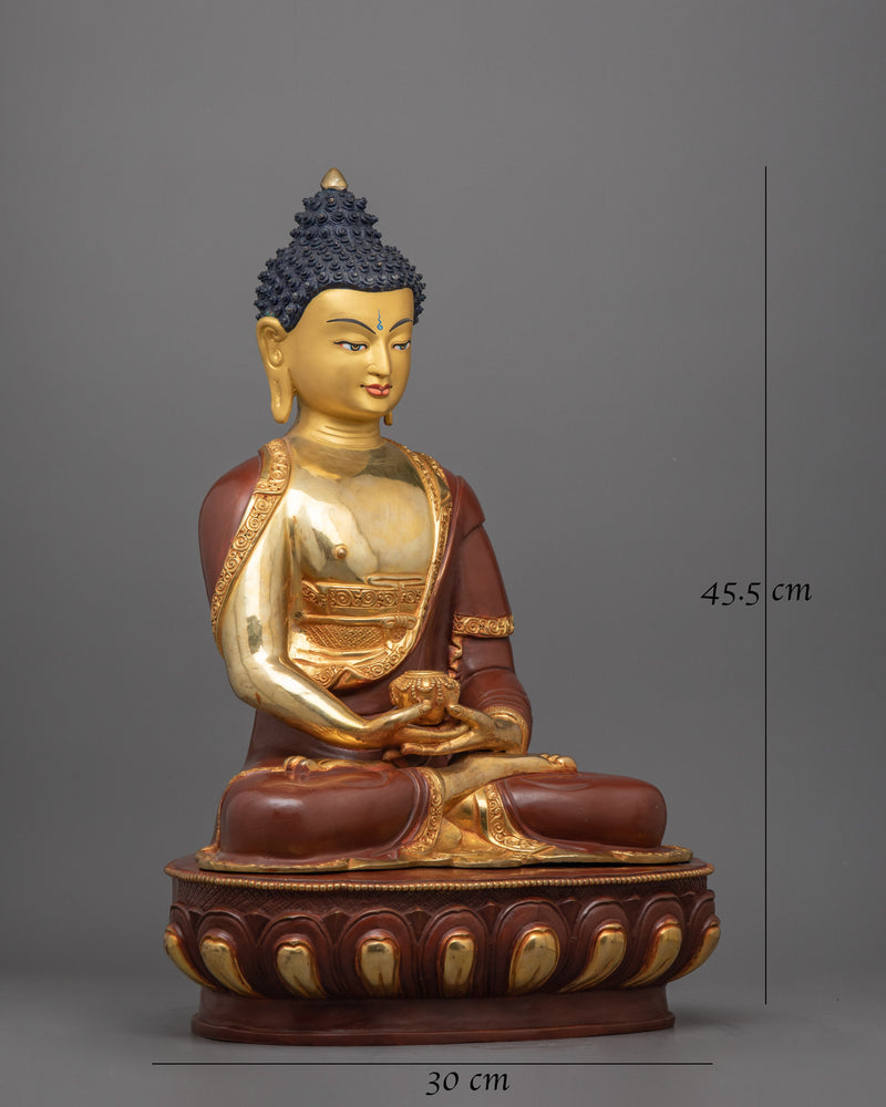 Handmade Buddha of Infinite Light Amitabha Statue