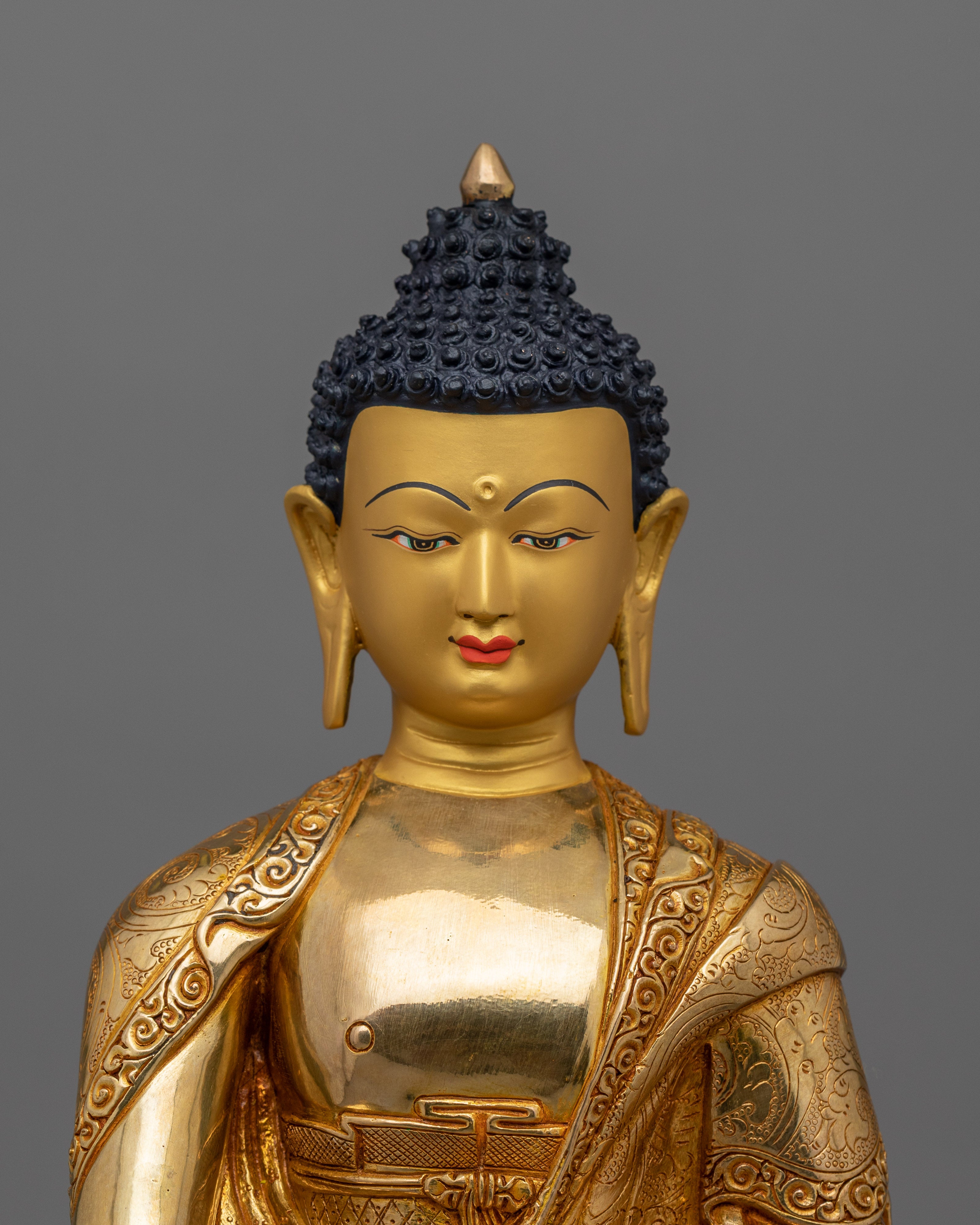 Buddhist Meditating Shakyamuni Buddha Sculpture | Symbol of Wisdom
