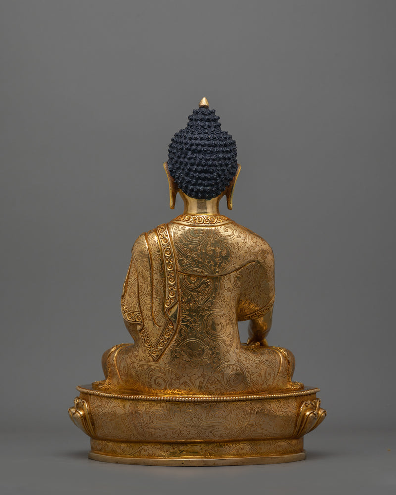 Buddhist Meditating Shakyamuni Buddha Sculpture | Symbol of Wisdom