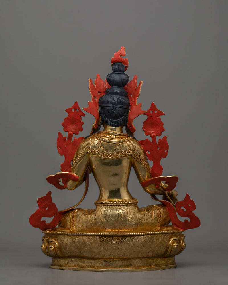 Female Goddess Green Tara  Statue | The Buddha of Compassion