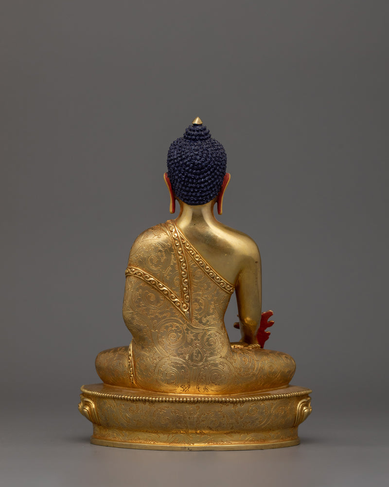 Handcrafted Medicine Buddha Deity Figurine | Healer for Spiritual Wellness