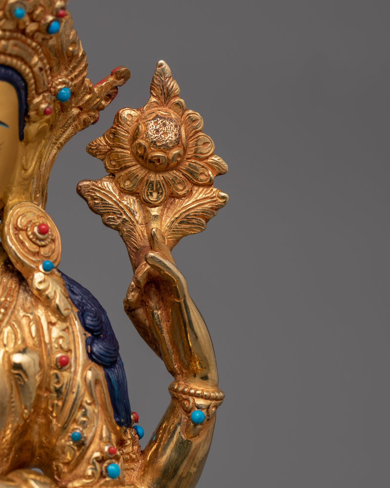 Historical 4 Armed Chenrezig Statue | Avalokiteshvara Sculpture