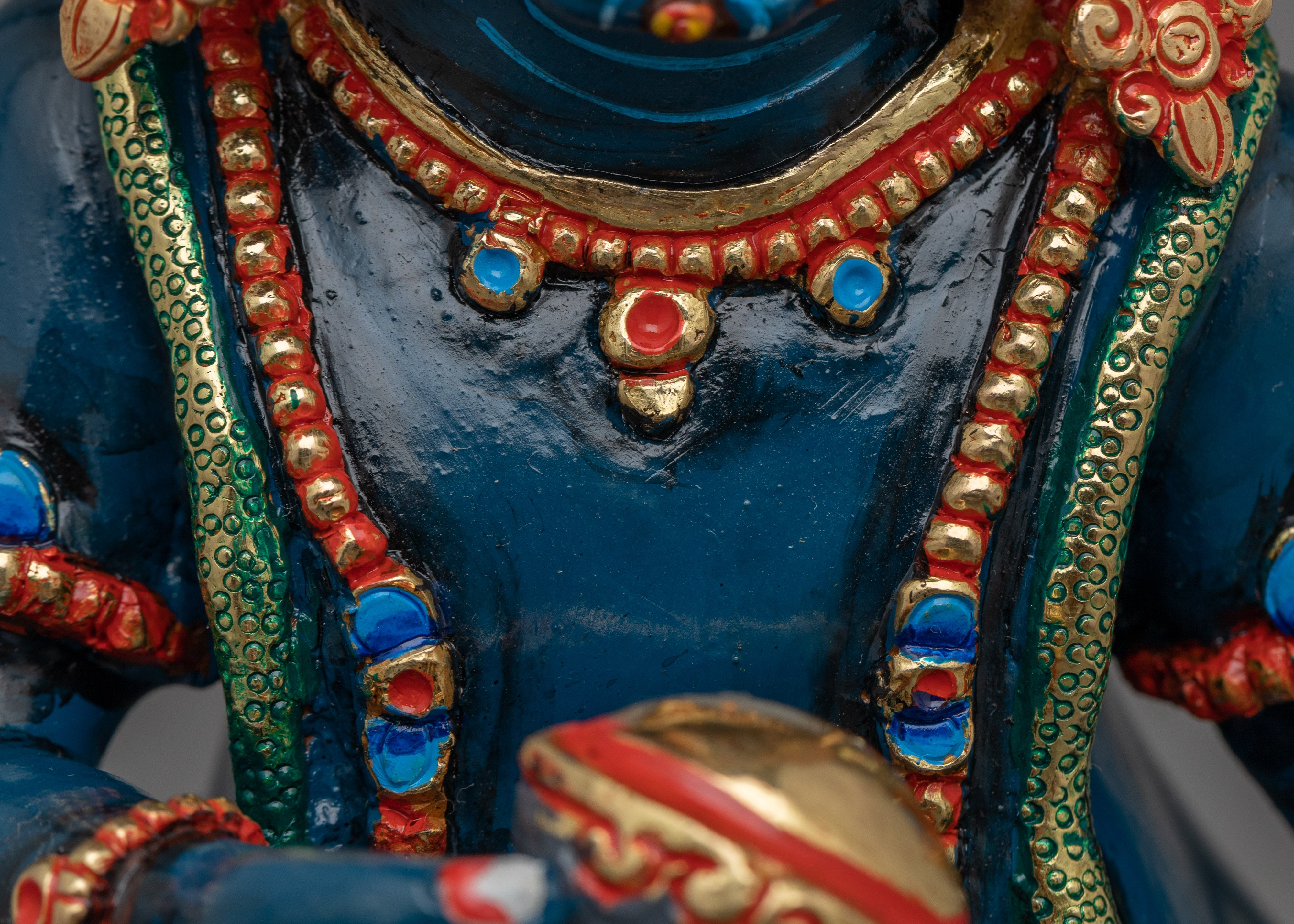 Wealth Deity Black Dzambhala Statue | A Symbol of Prosperity