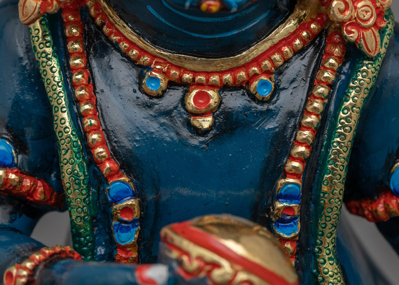 Wealth Deity Black Dzambhala Statue | A Symbol of Prosperity