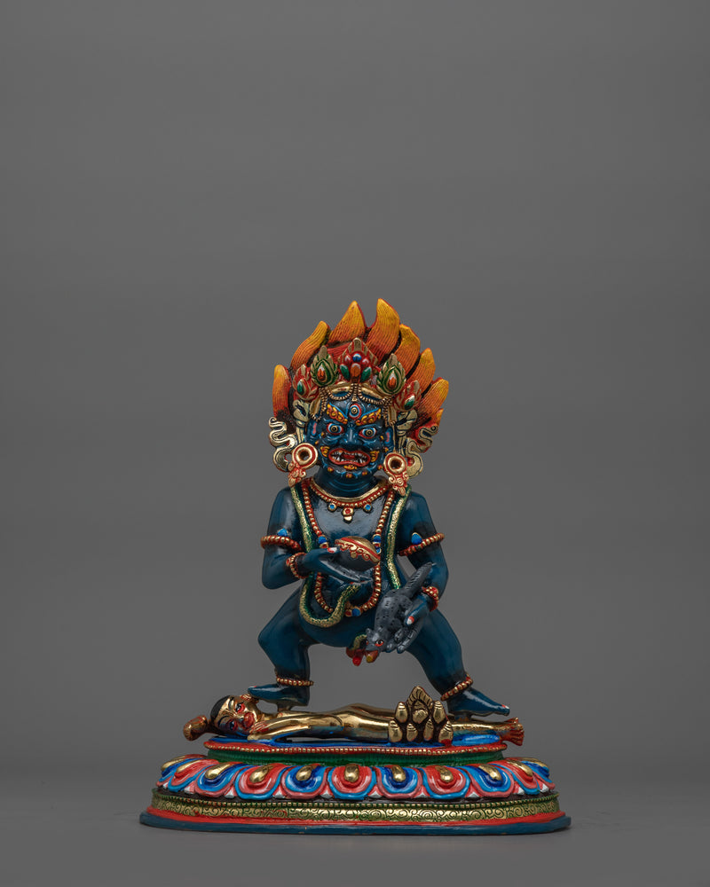 Wealth Deity Black Dzambhala Statue | A Symbol of Prosperity