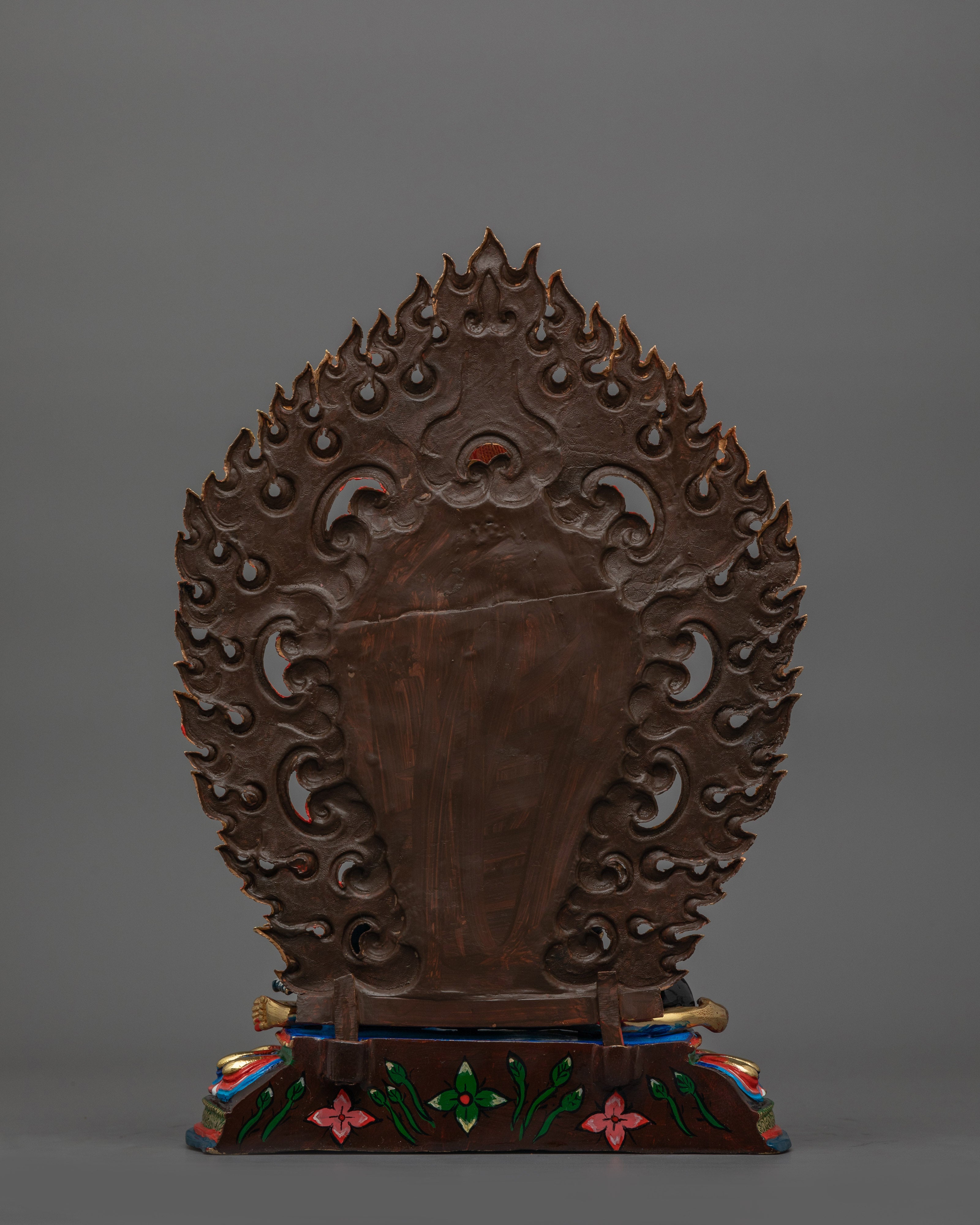 Wealth Deity Black Dzambhala Statue | A Symbol of Prosperity