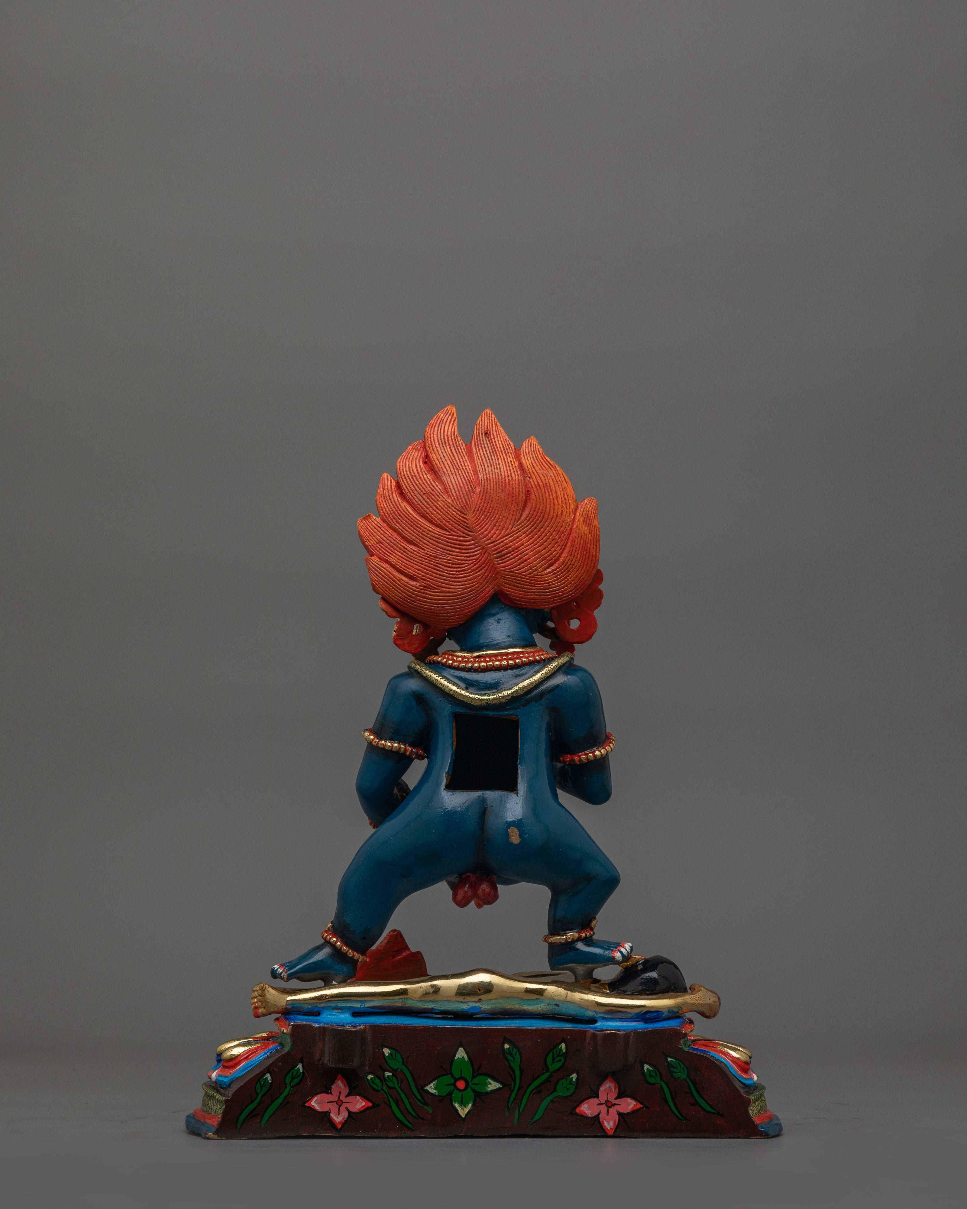 Wealth Deity Black Dzambhala Statue | A Symbol of Prosperity