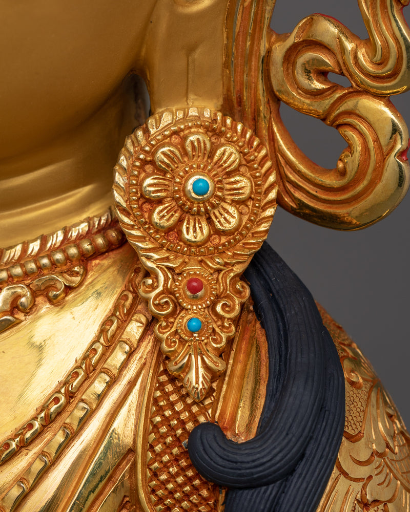 Himalayan Dorje Sempa Deity Figurine | Protector of Tibetan Buddhism, Symbol of Power