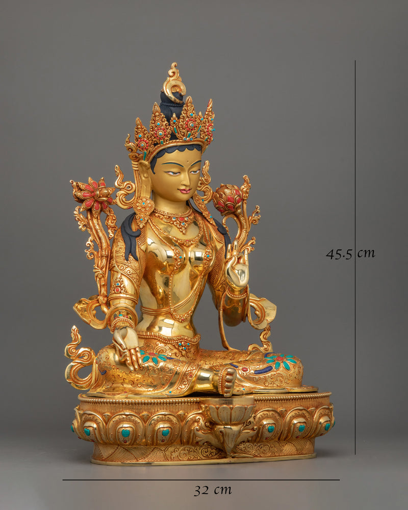 compassionate-protector-green-tara-statue