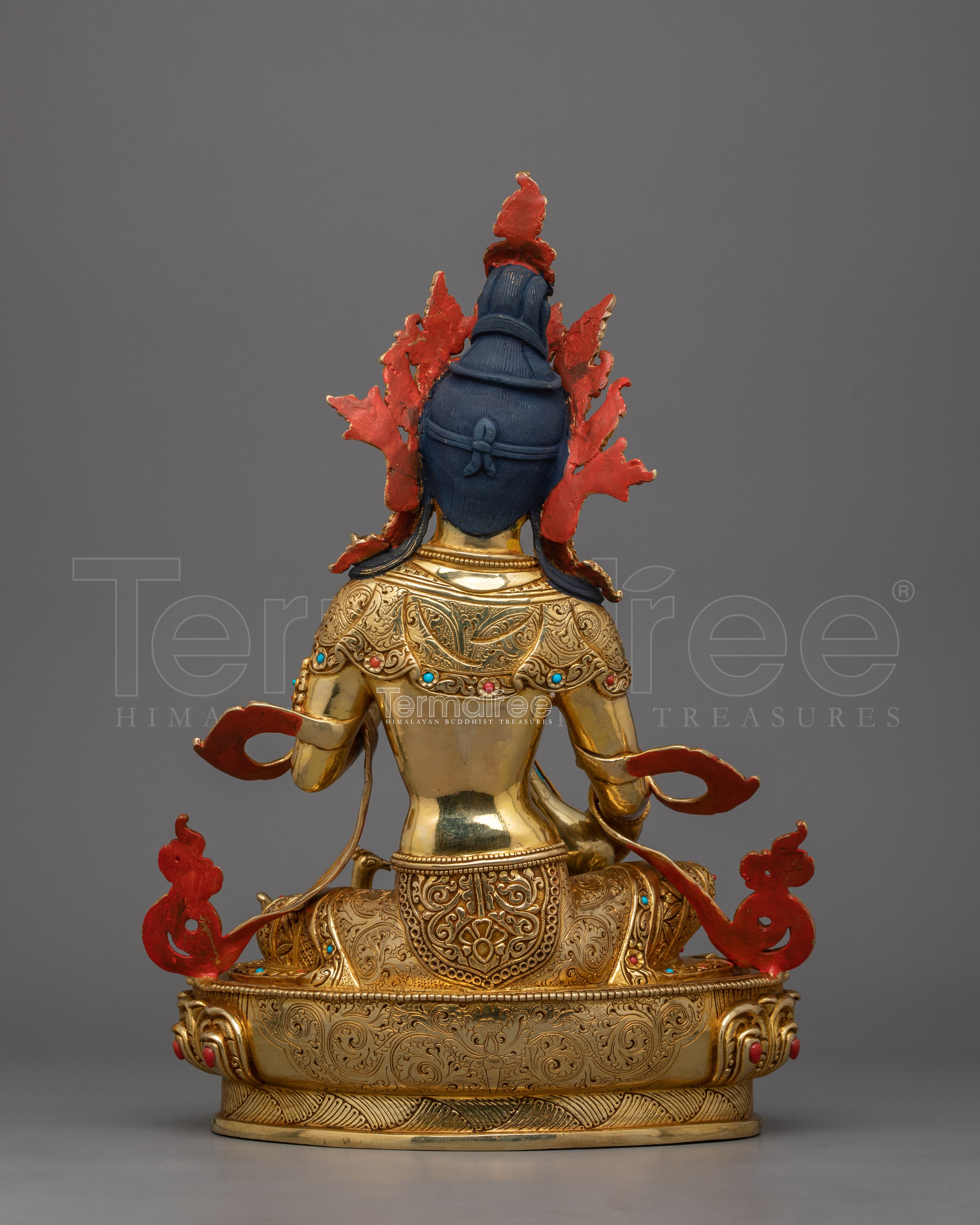 Himalayan Figurine of Hindu Goddess Saraswati | Goddess of Wisdom and Knowledge