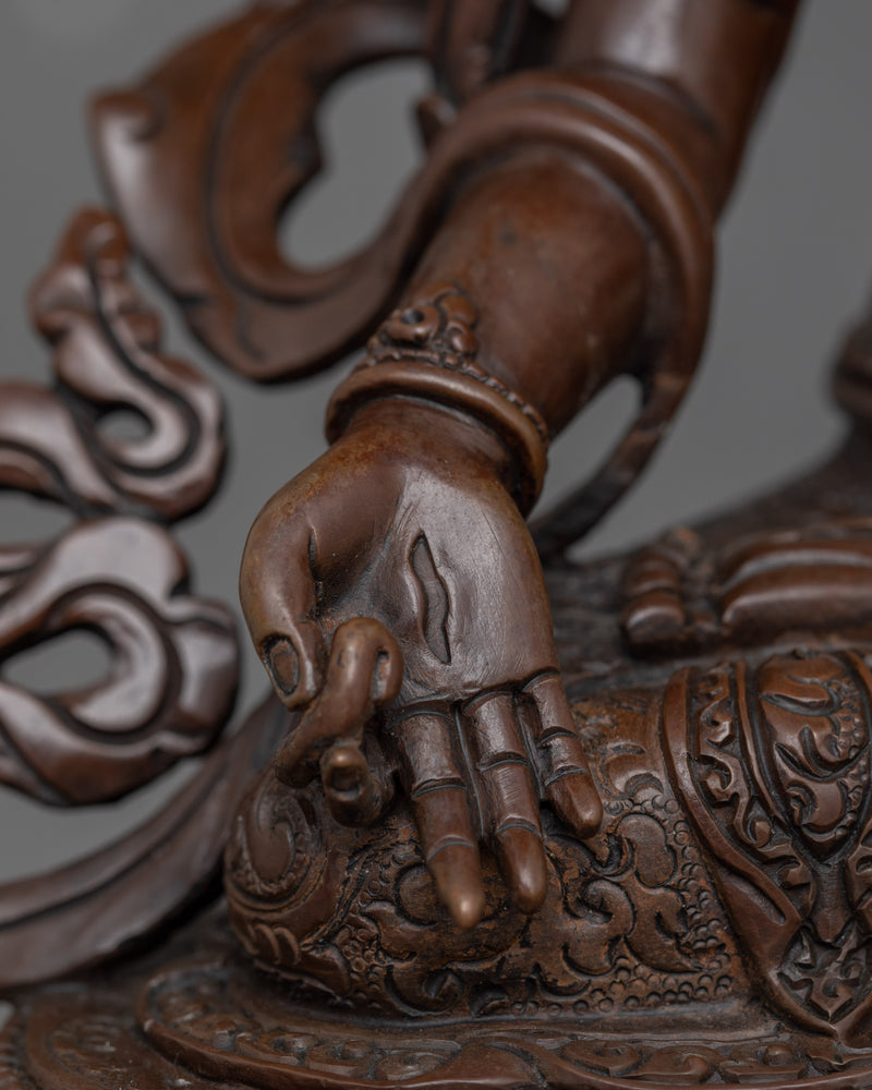 Himalayan Buddhist Figurine of Sita Tara Deity | Goddess of Compassion and Protection