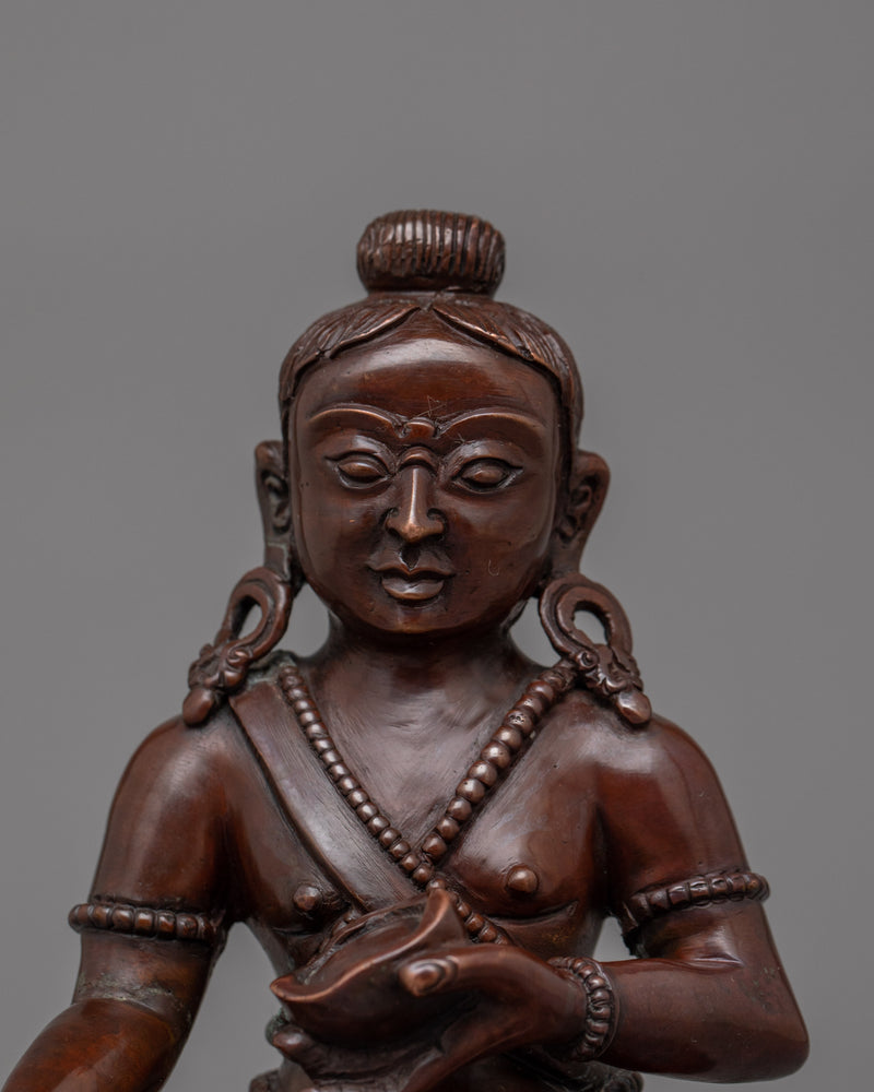 Handmade Mahasiddha Statue | Master of Tantra, Spiritual Power and Enlightenment