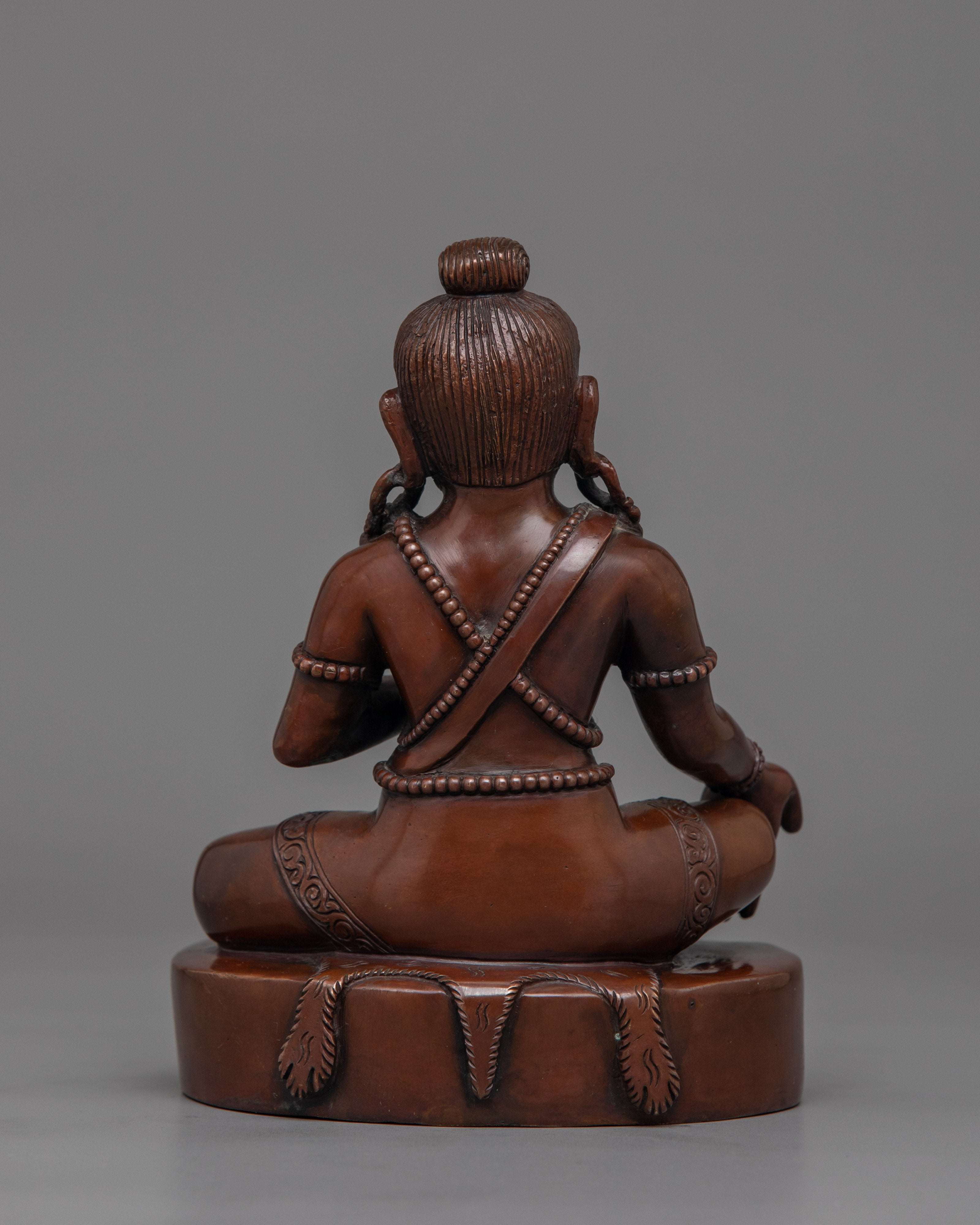 Handmade Mahasiddha Statue | Master of Tantra, Spiritual Power and Enlightenment
