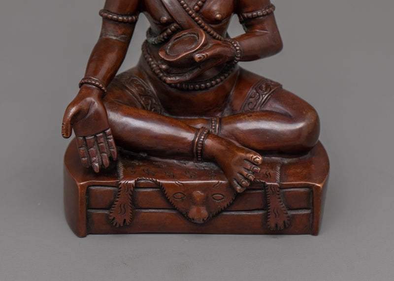 Handmade Mahasiddha Statue | Master of Tantra, Spiritual Power and Enlightenment