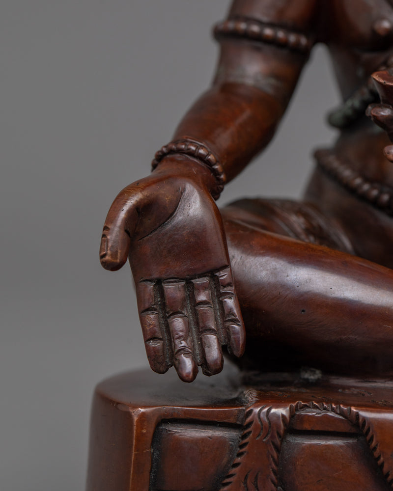 Handmade Mahasiddha Statue | Master of Tantra, Spiritual Power and Enlightenment