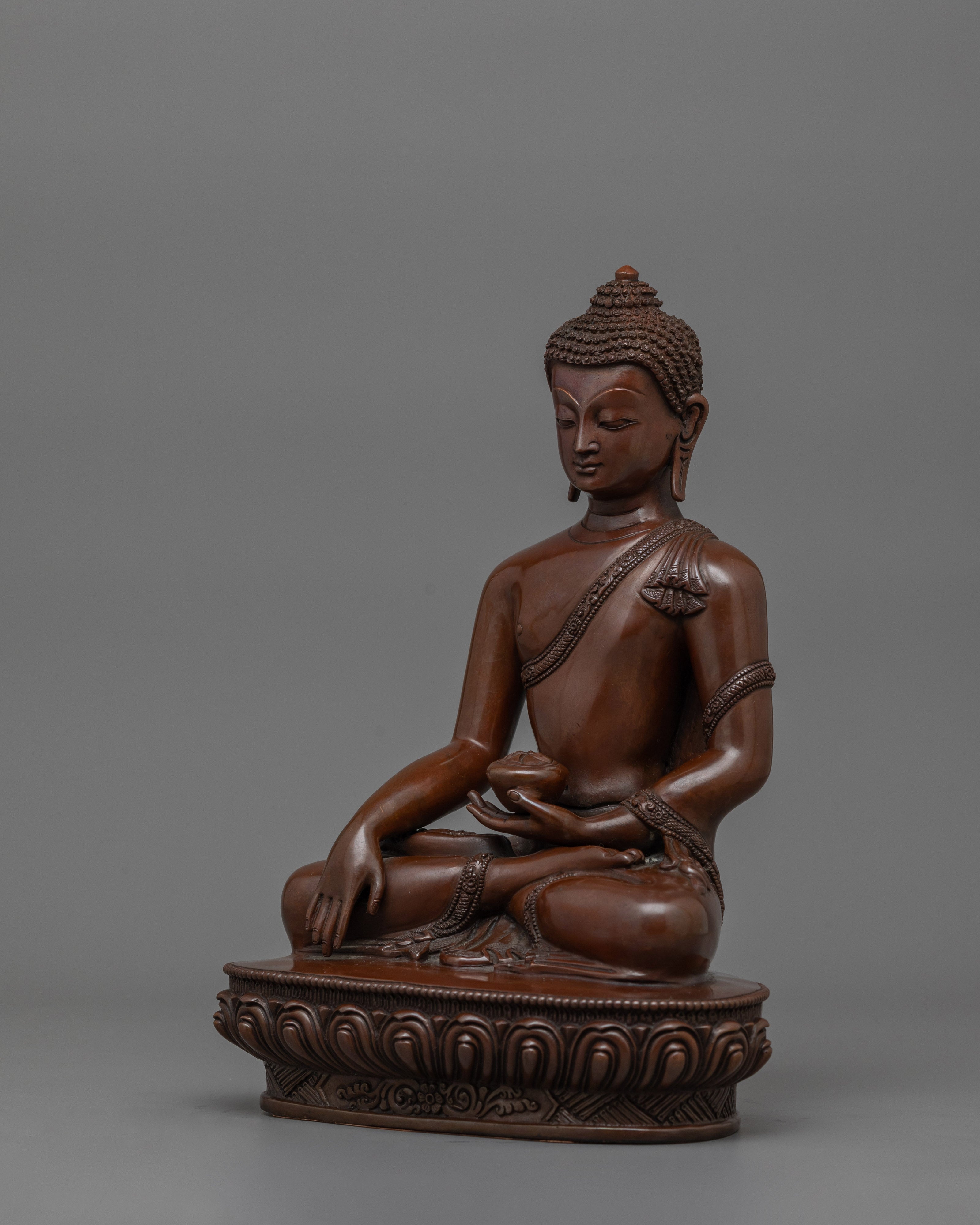 Himalayan Statue of Buddha Shakyamuni | The Buddha of Wisdom, Compassion