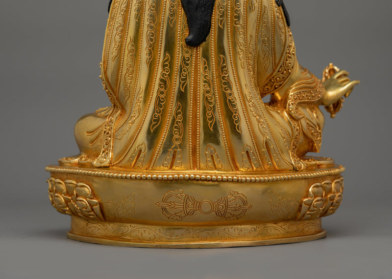 Handmade Tibetan Tantric Master Guru Rinpoche Statue | Buddha of Transformation