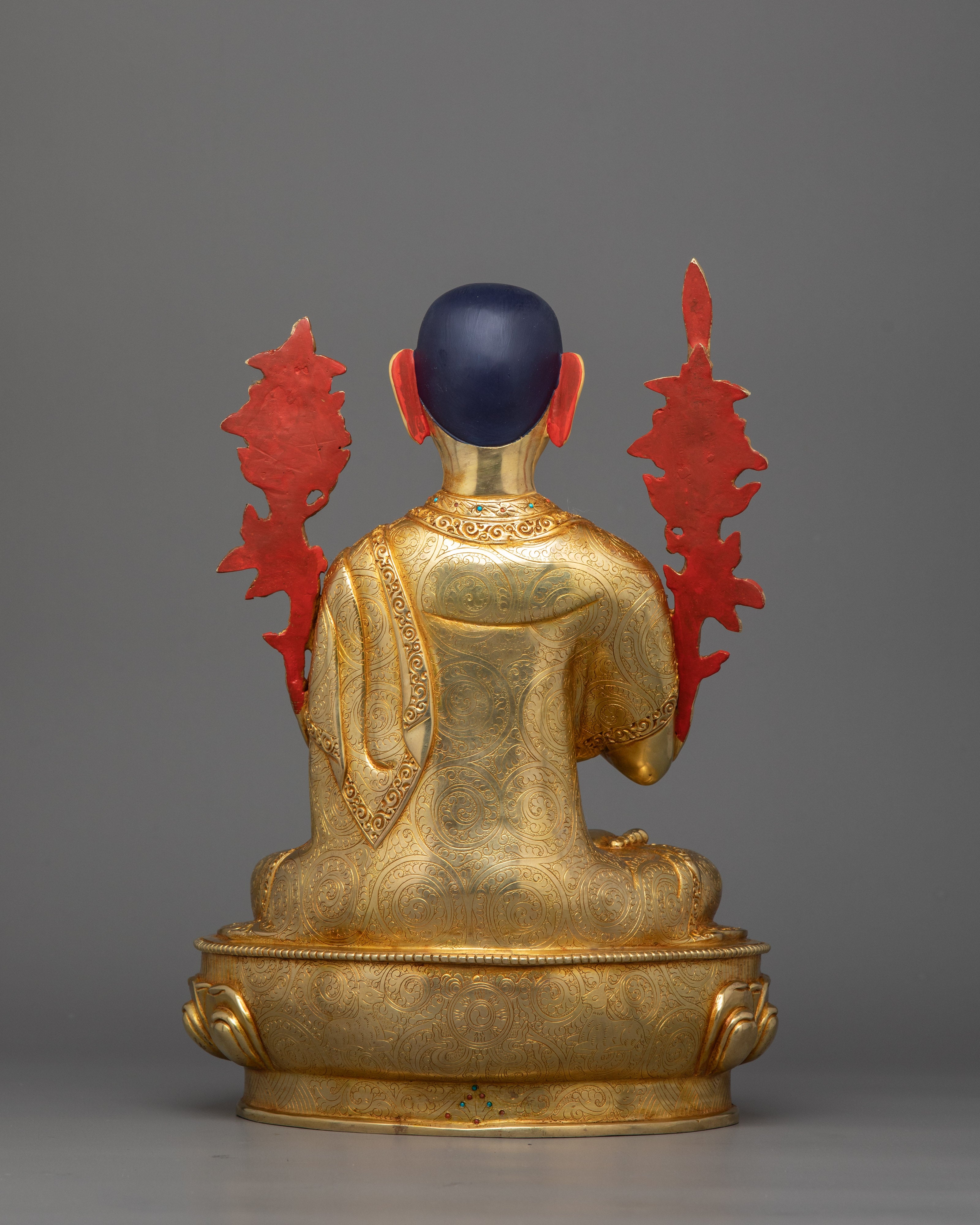 Himalayan Tsongkhapa Trio Set Statue | Spiritual Masters of Tibetan Buddhism
