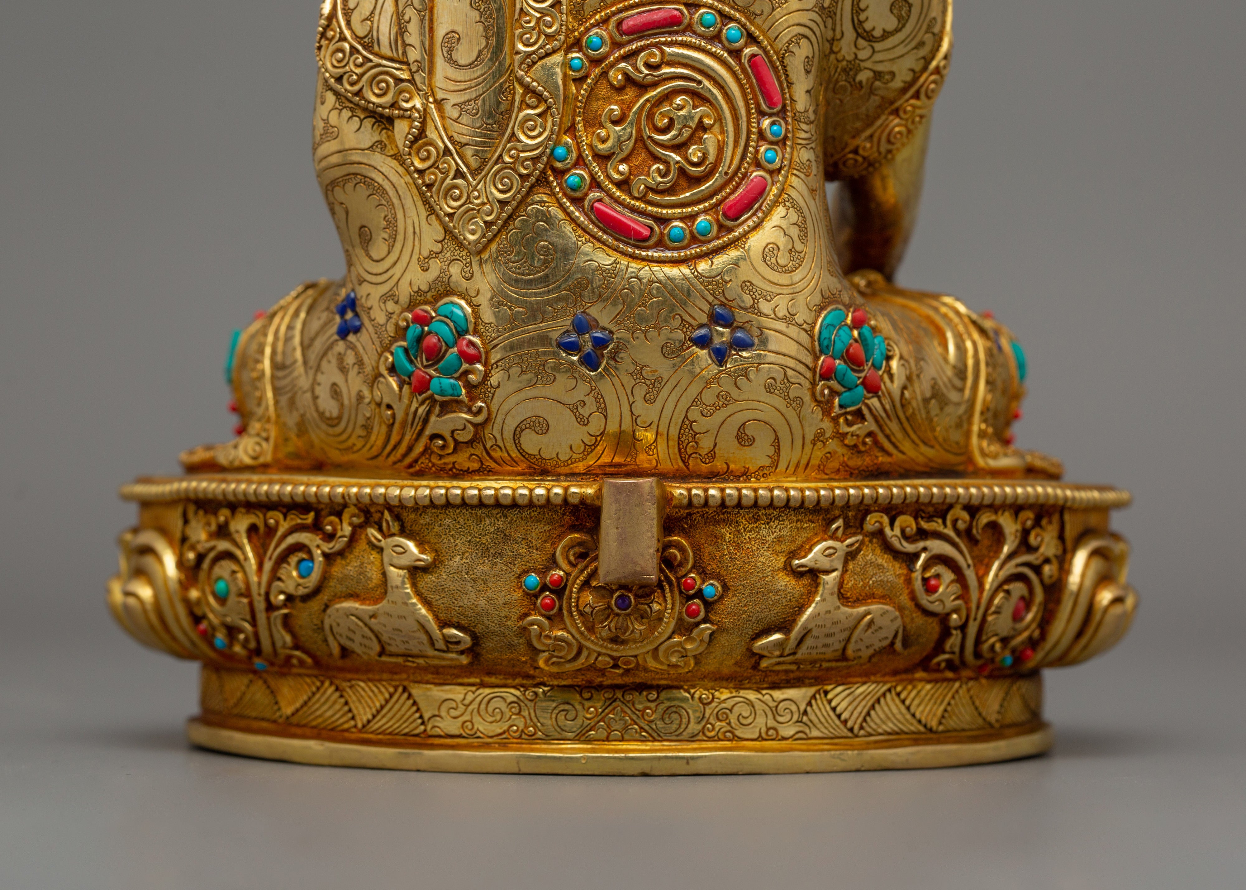 Tibetan Figurine of Buddhist Deity Shakyamuni Buddha | The Enlightened Dharma Teacher