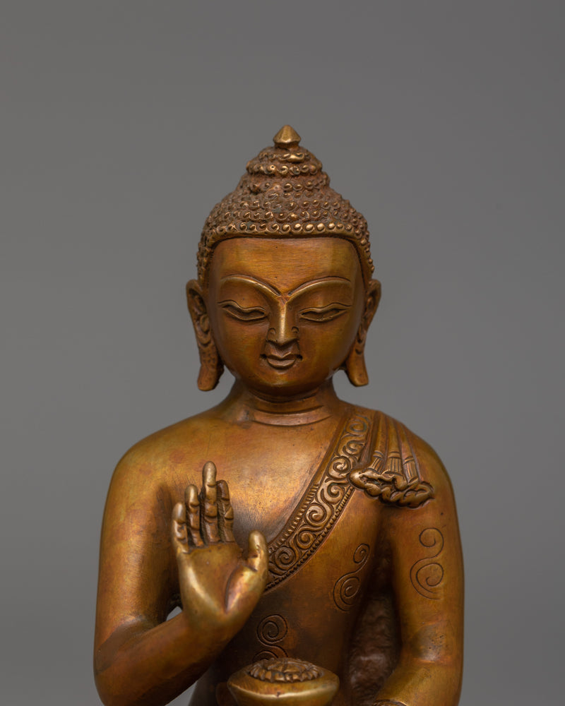 Handmade Statue of Five Buddha Set | Embodiment of Wisdom and Spiritual Enlightenment