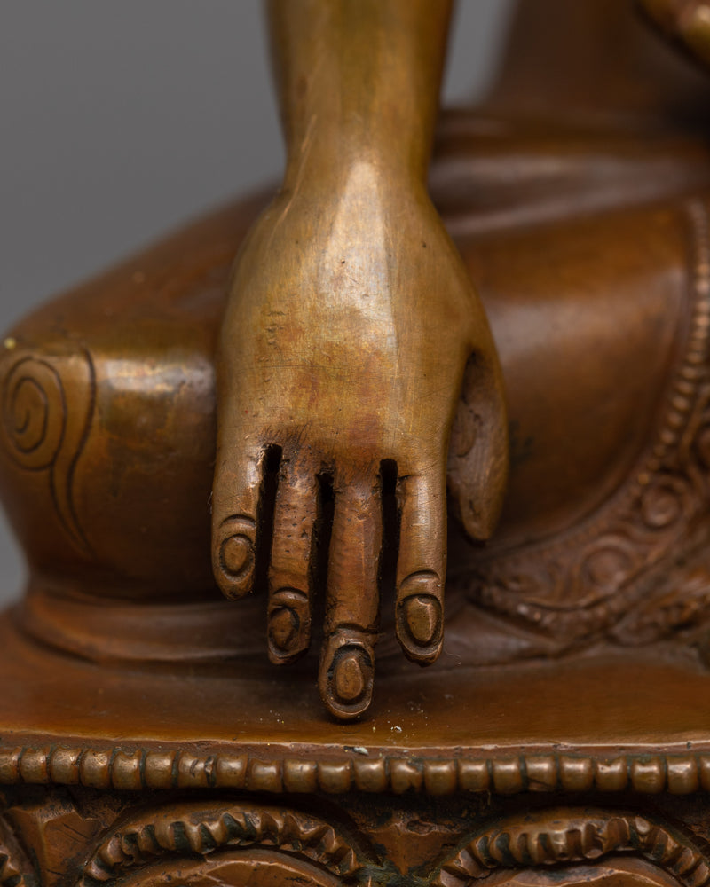 Handmade Statue of Five Buddha Set | Embodiment of Wisdom and Spiritual Enlightenment