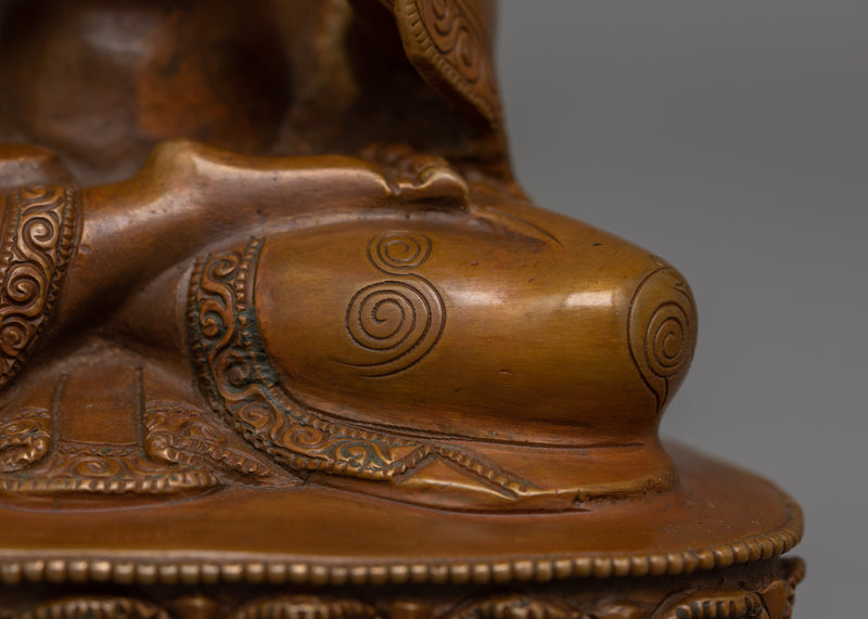 Handmade Statue of Five Buddha Set | Embodiment of Wisdom and Spiritual Enlightenment