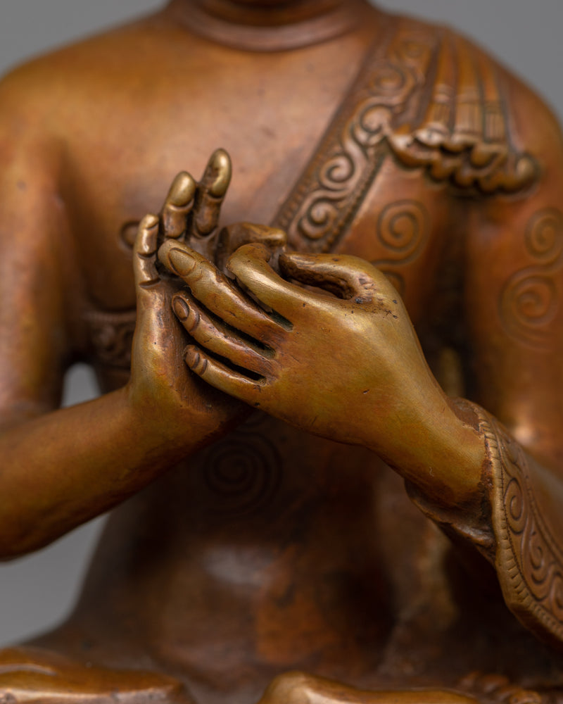 Handmade Statue of Five Buddha Set | Embodiment of Wisdom and Spiritual Enlightenment