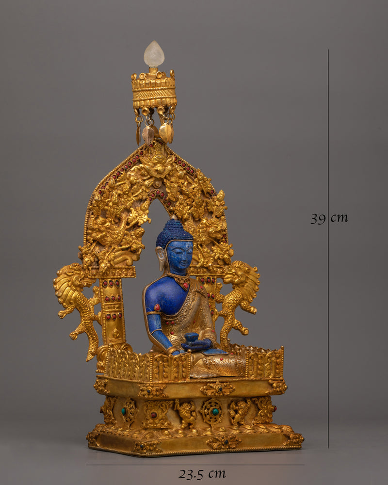 Lapis Stone Shakyamuni Buddha