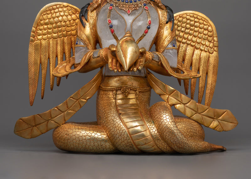 Nagakanaya with Snake Statue | Beautiful Treasure of Nepal