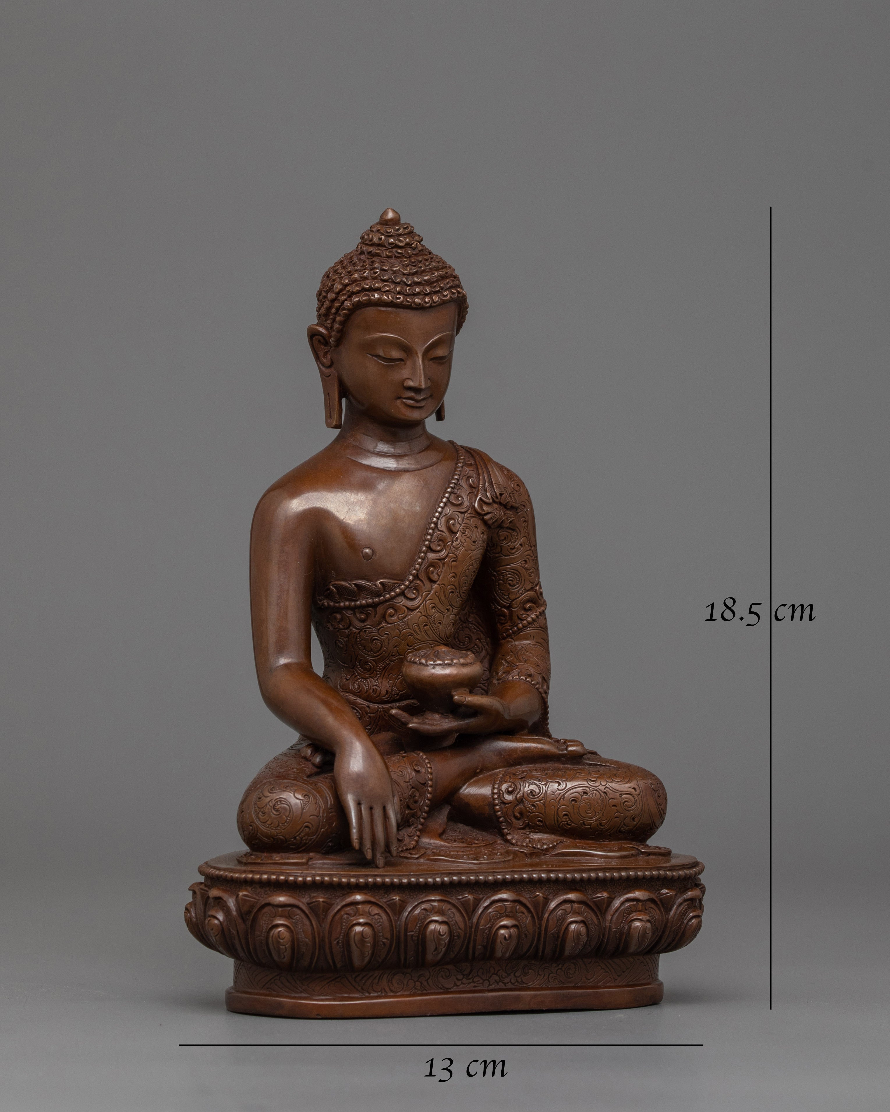 Handmade Dharma Teacher Shakyamuni Buddha | Symbol of Serenity and Enlightenment