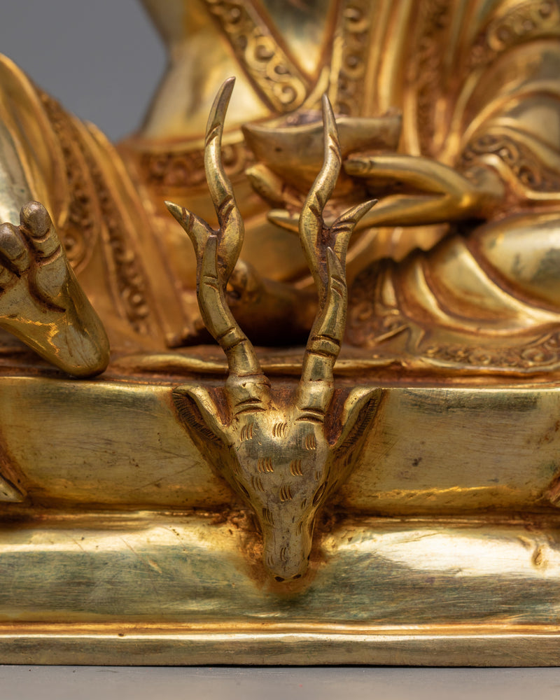 Handmade Sculpture of Shakya Master Set | Buddha of Wisdom and Spiritual Insight
